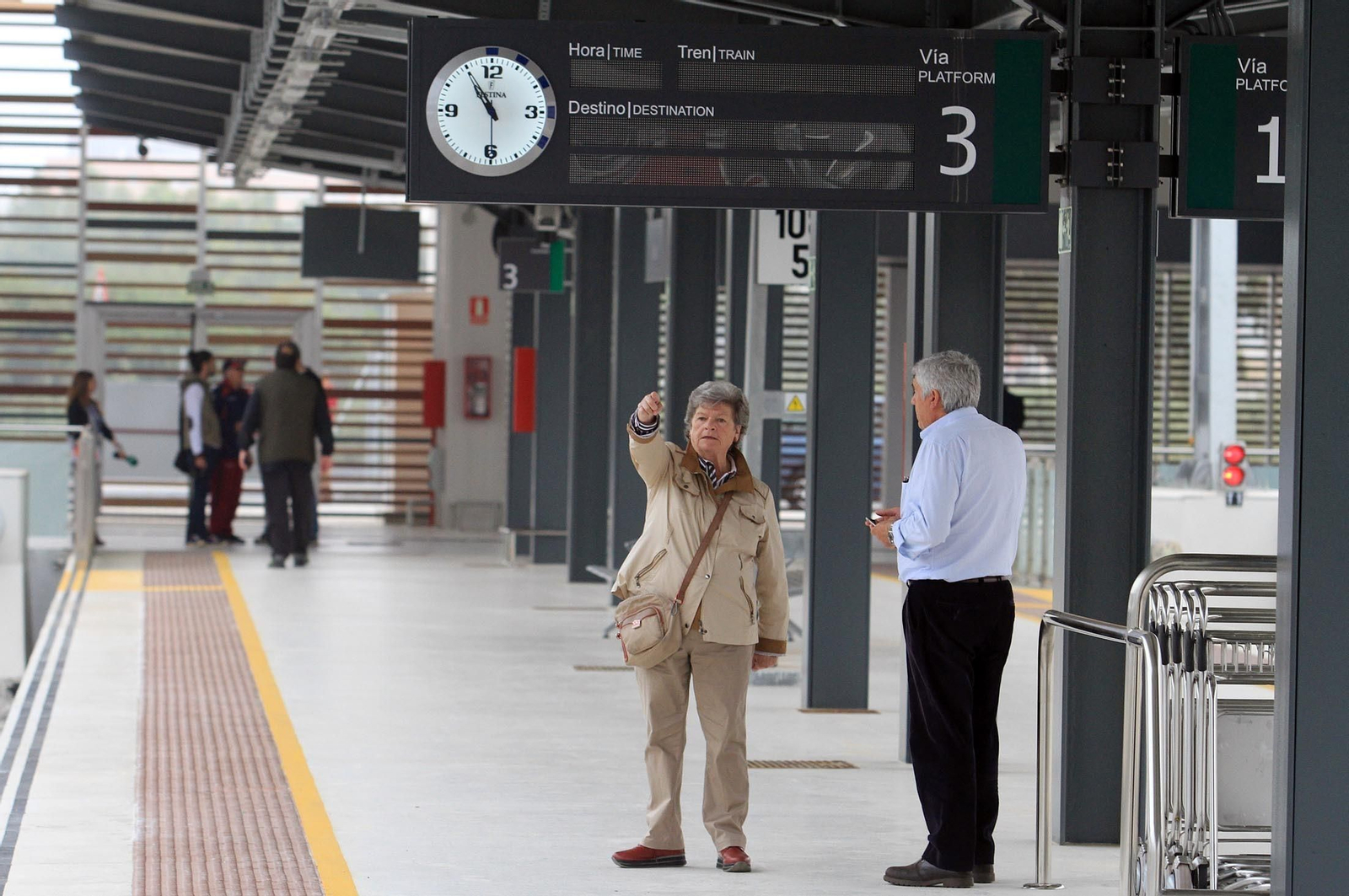Imágenes de la nueva estación de tren en Huelva