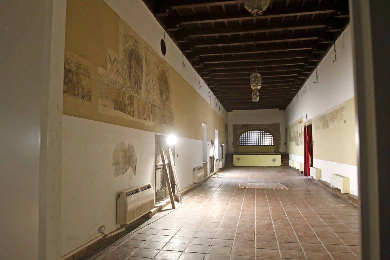 Uno de los espacios a reformar del Palacio de Congresos de la calle Torrijos.