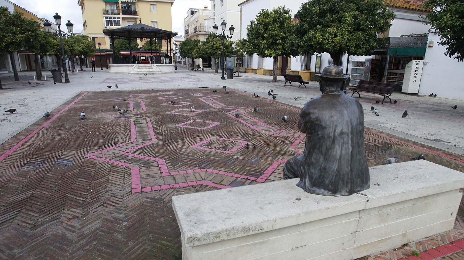 La Plaza de la Constitución de Los Barrios.