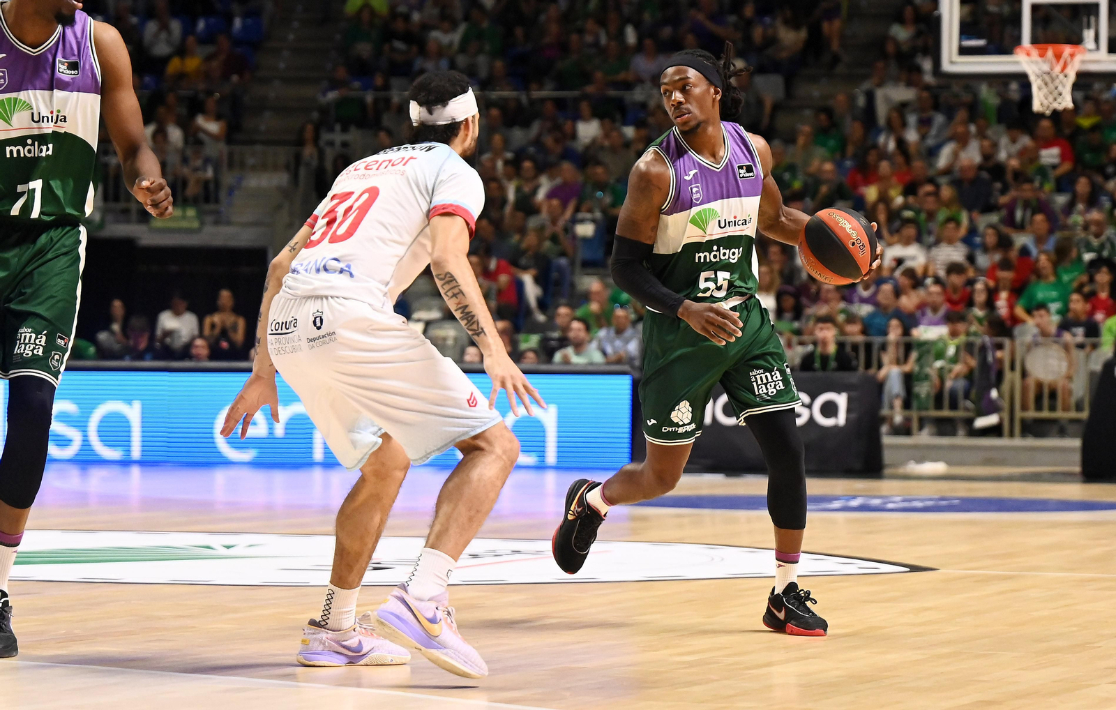 El Unicaja-Obradoiro, en fotos