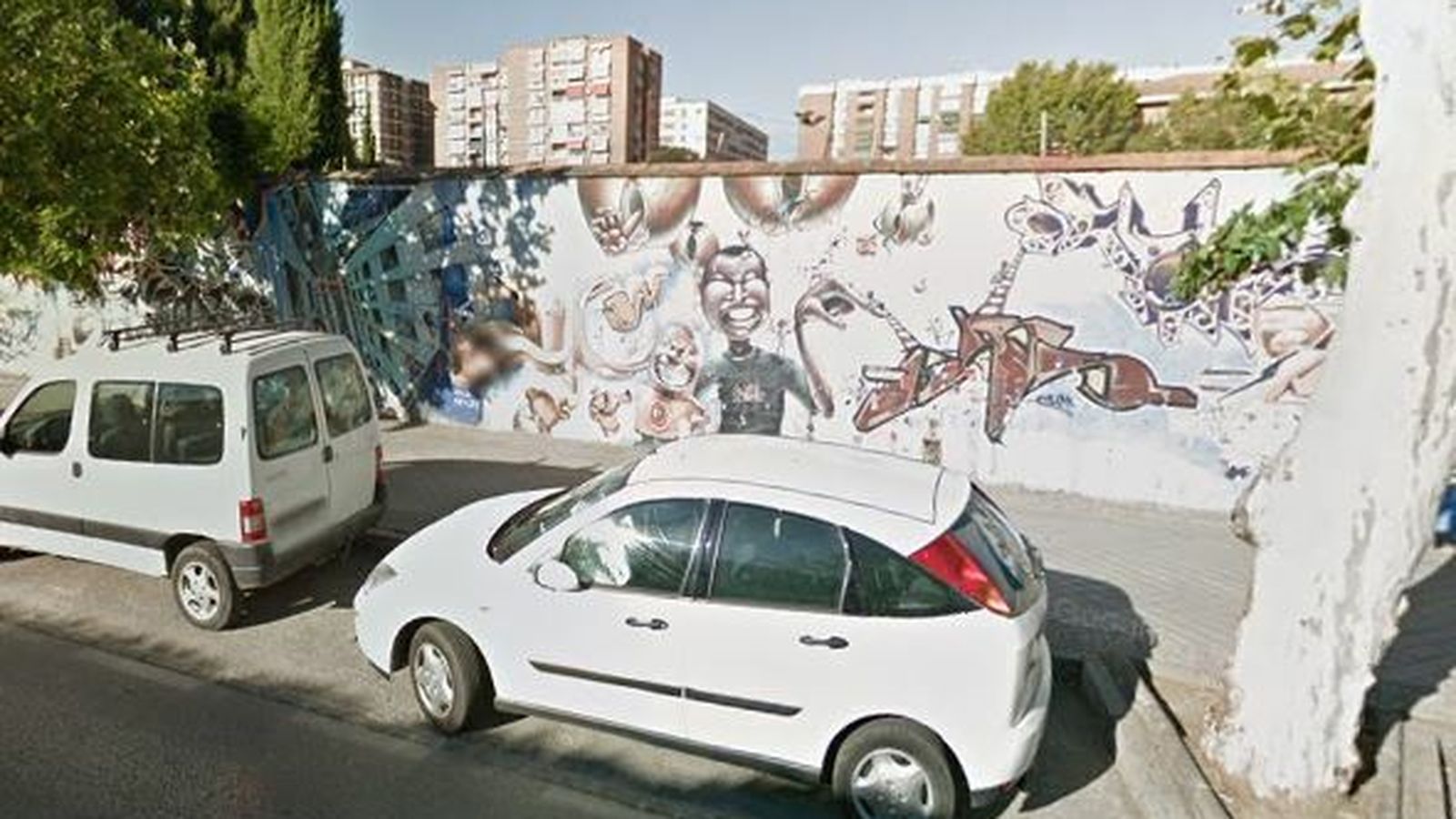 Grafiti en el callejón del Pretorio.