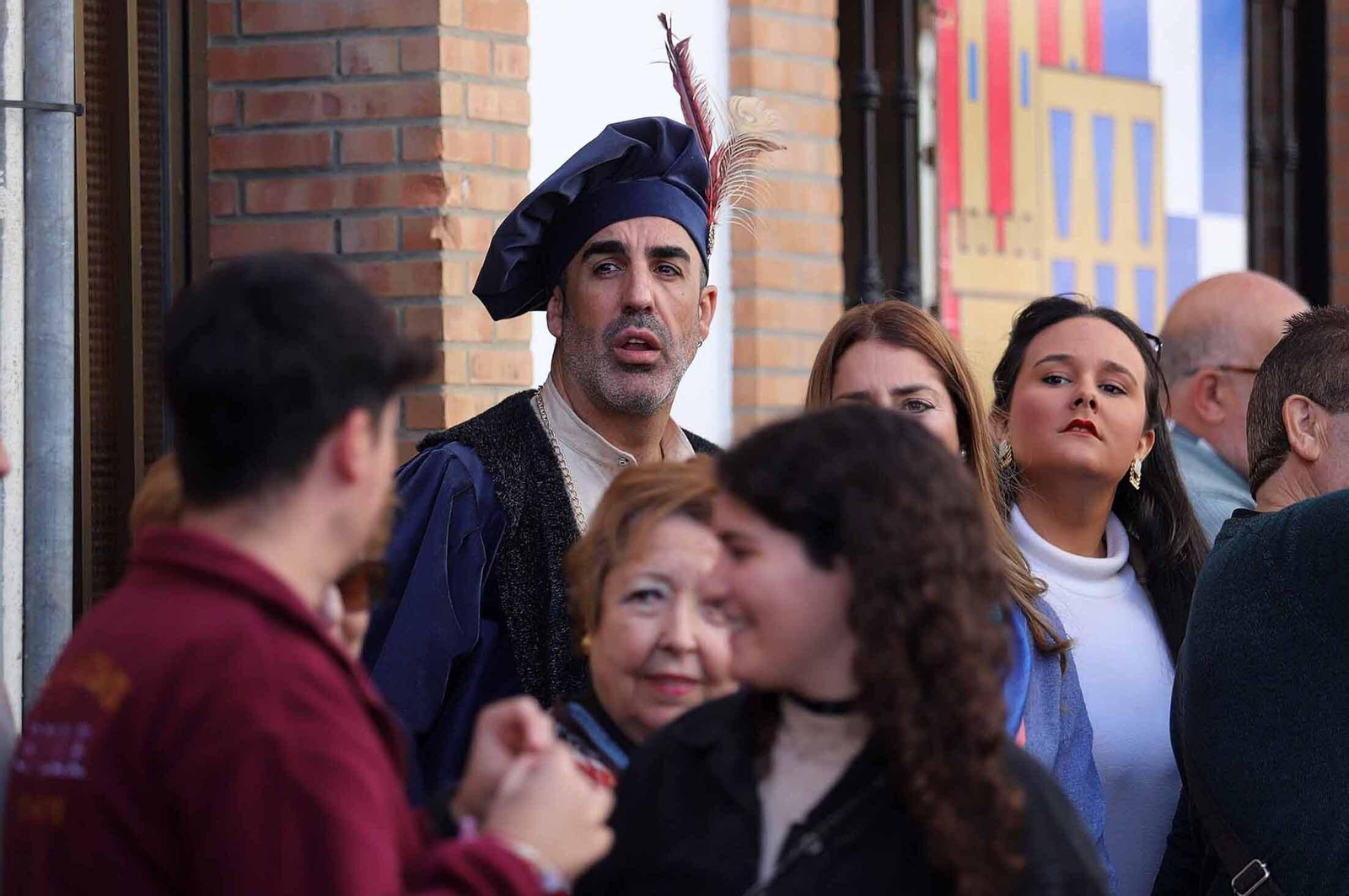 Imágenes del gran ambiente en la Feria Medieval de Palos de la Frontera, Huelva