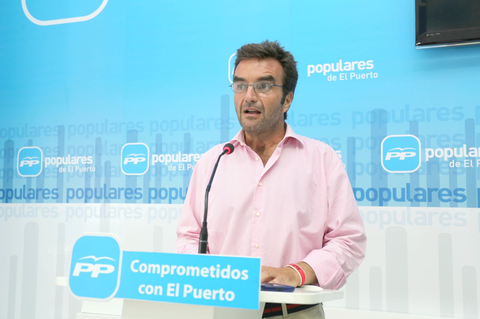 Imagen de Millán Alegre en una comparecencia.