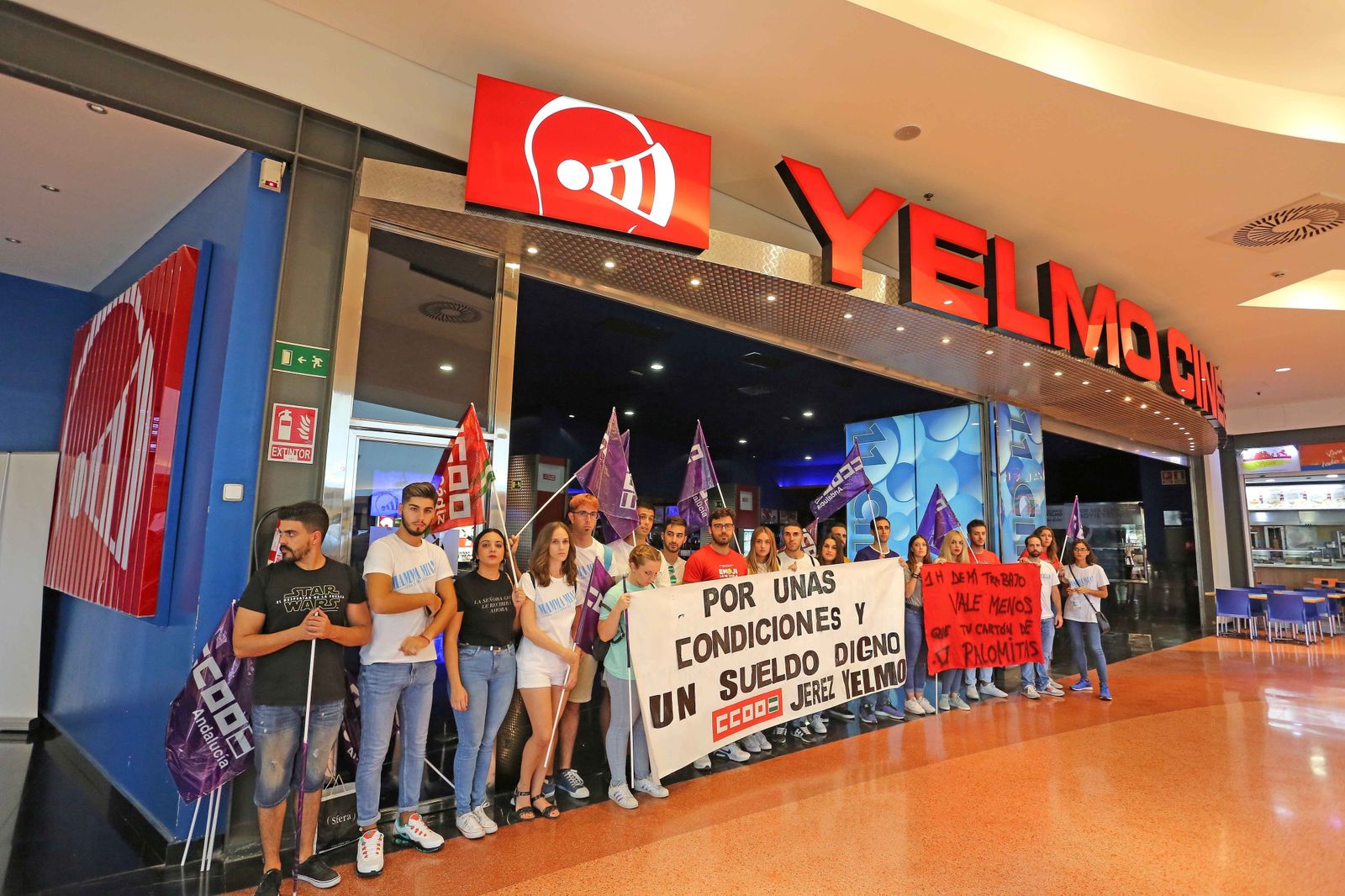 La plantilla de Yelmo Cines inicia sus protestas