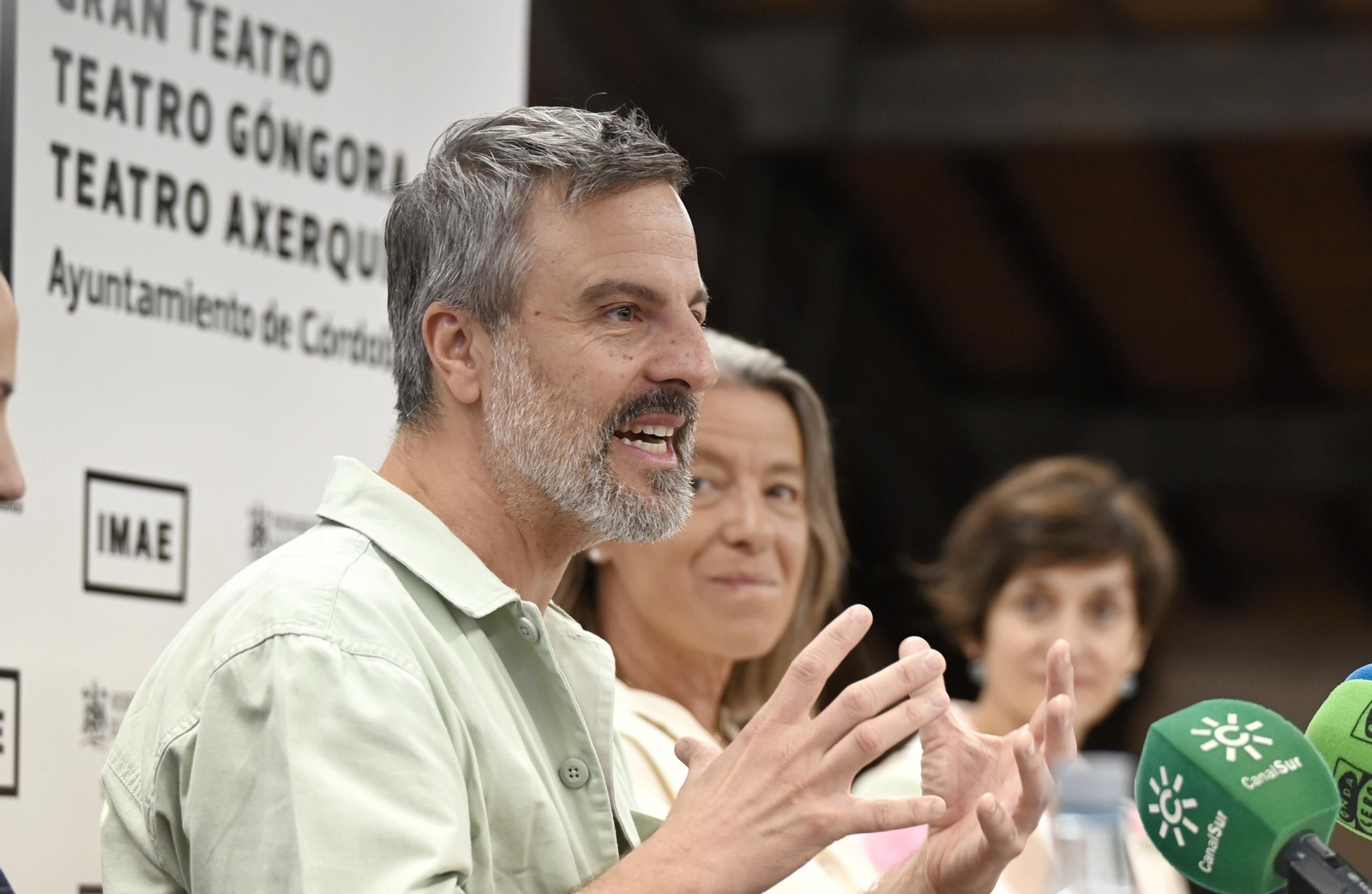 Antonio Ruz, durante la presentación de 'Norma' en el Gran Teatro