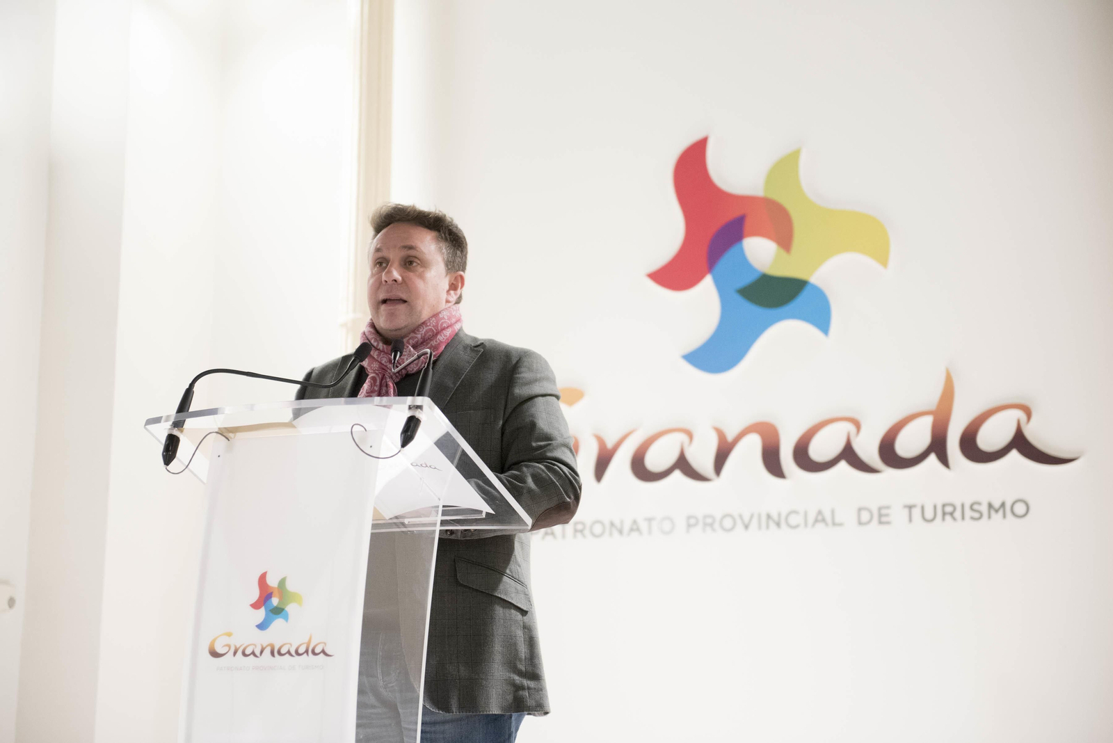 El diputado de Turismo, Enrique Medina, en el balance de Fitur 2019