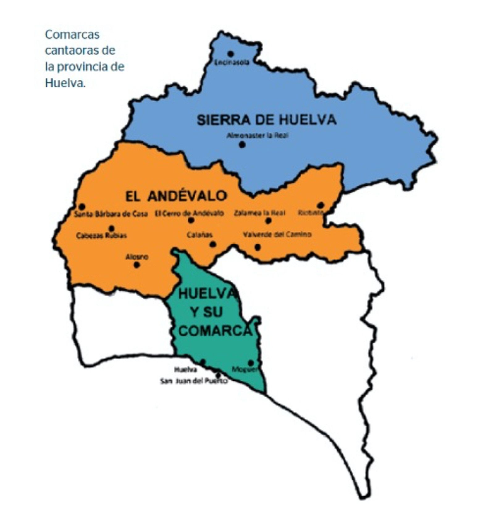 Ilustración del libro “Huelva, tierra de fandangos”.