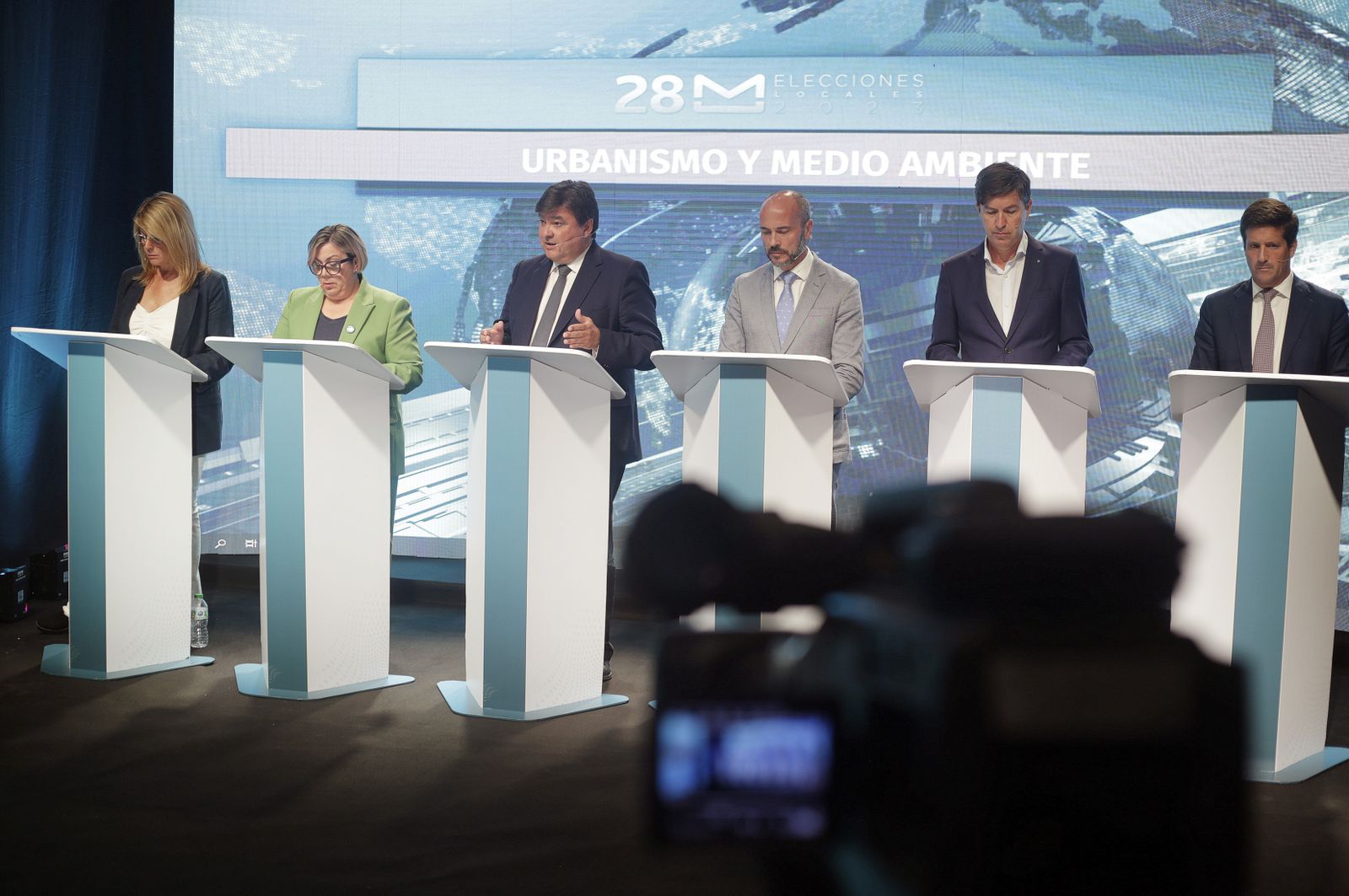 Elecciones Municipales Huelva 2023: Imágenes del debate entre los candidatos