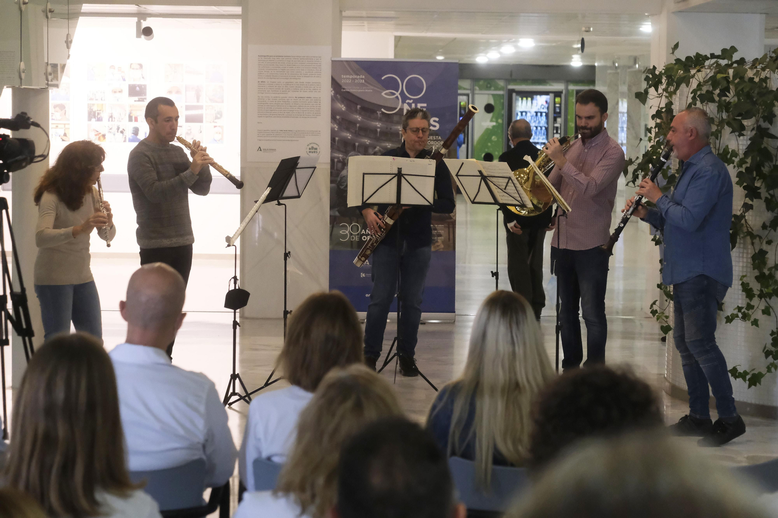 Así son los conciertos de la Orquesta de Córdoba en el Hospital Reina Sofía
