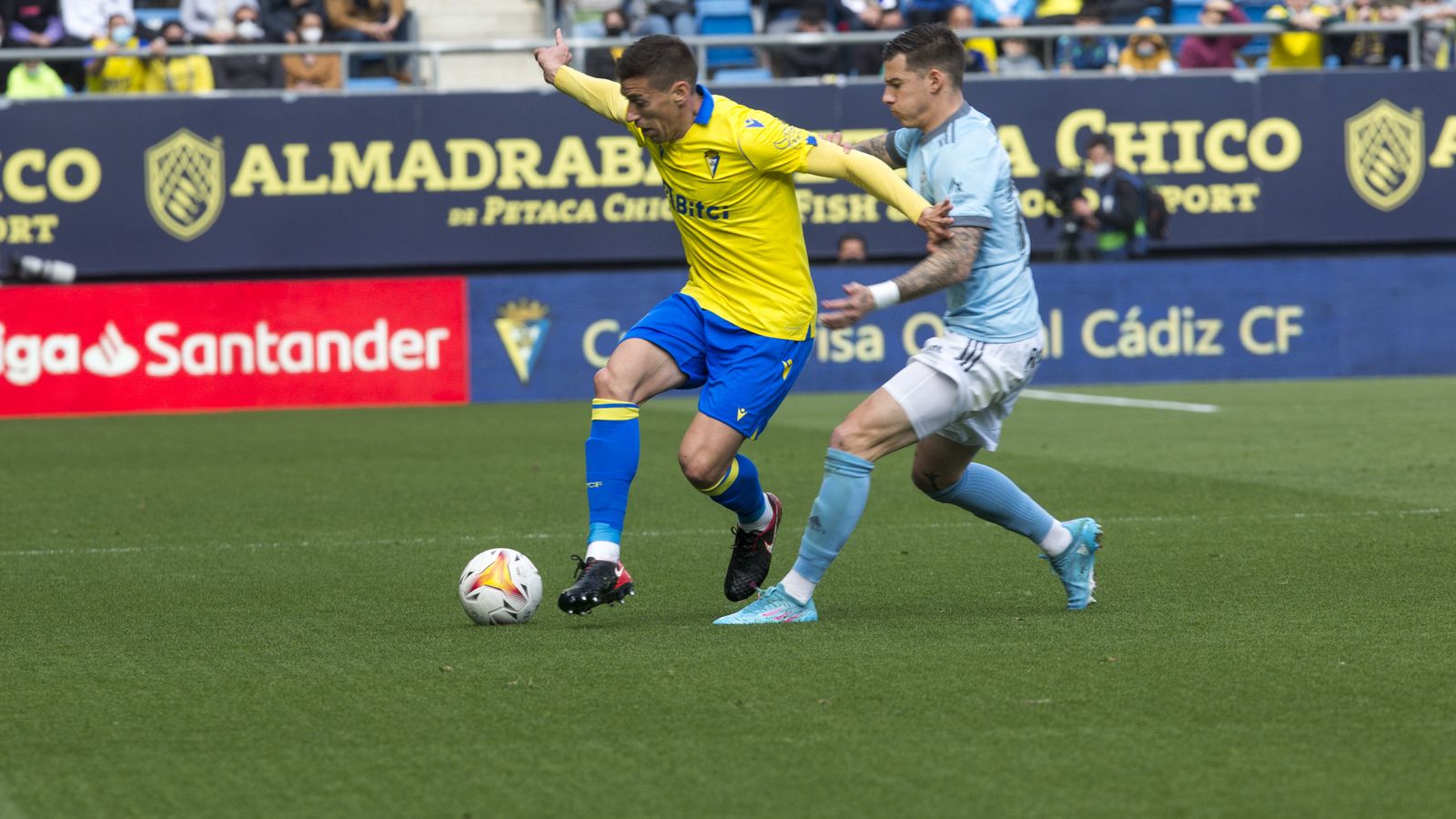 Las imágenes del partido entre el Cádiz y el Celta