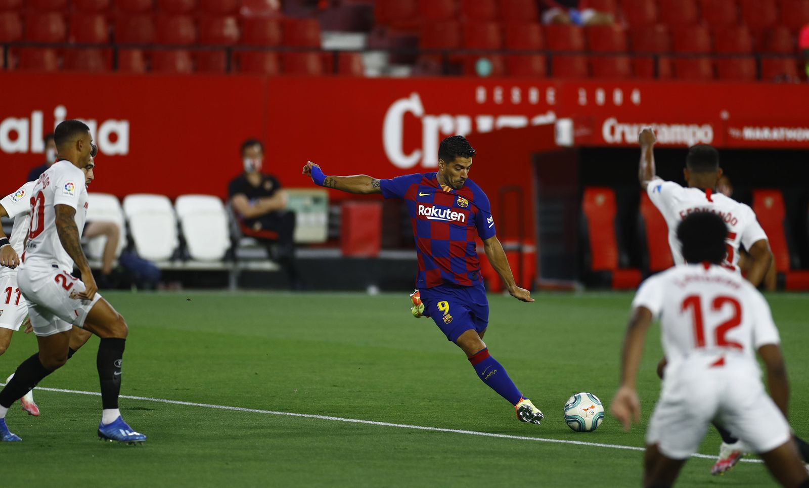 Las imágenes del Sevilla-Barcelona