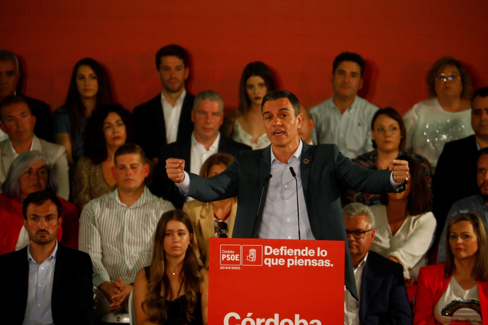 La visita de Pedro Sánchez a Córdoba, en imágenes