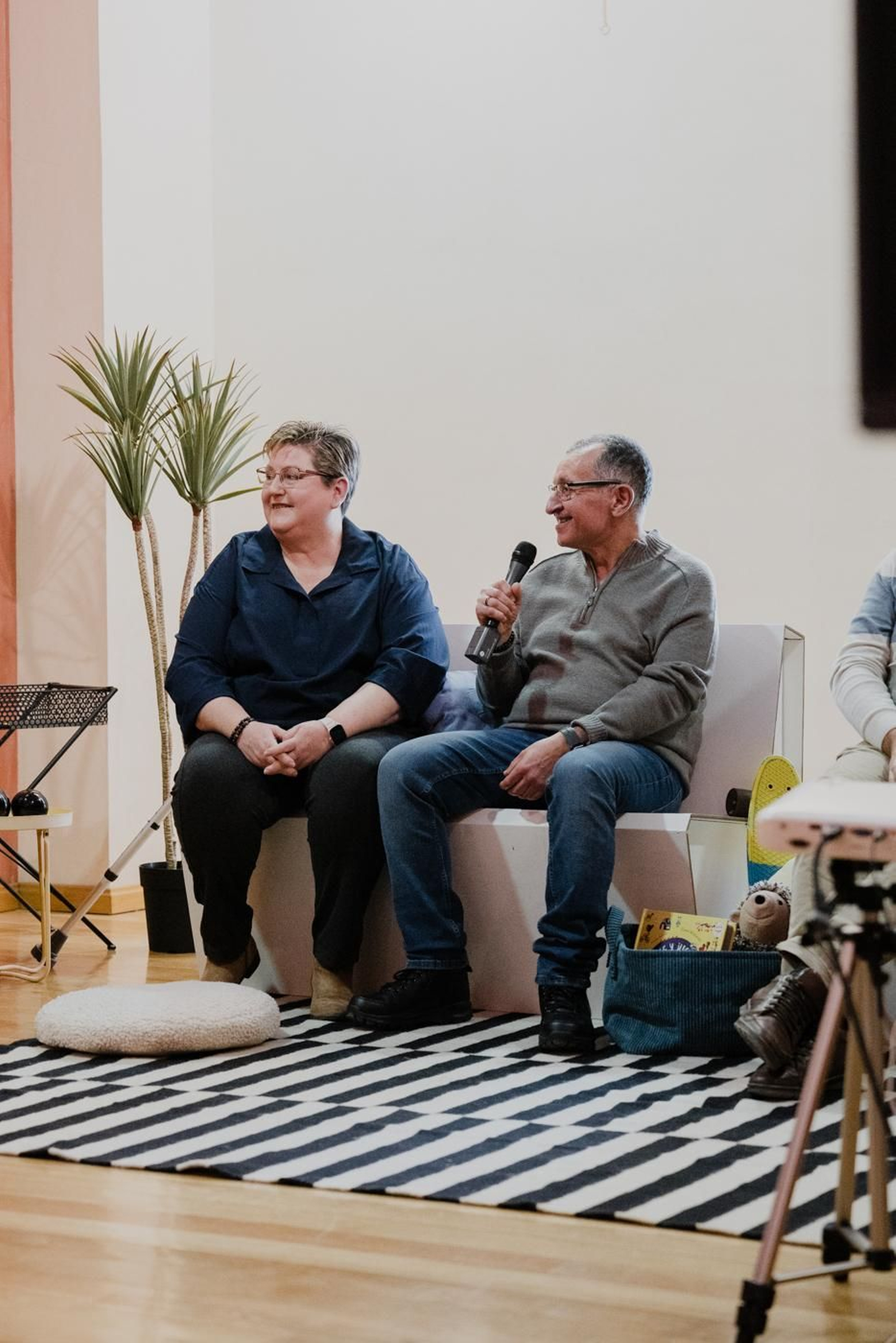 Testimonios - María Teresa Lechuga Fernández y Francisco de Paula Gutiérrez Vázquez (de izquierda a derecha)