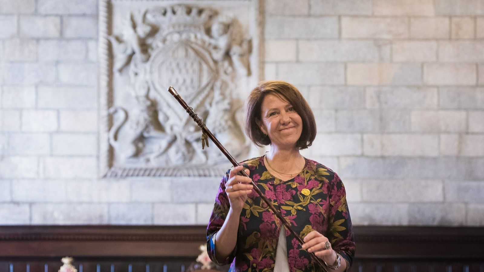 Marta Madrenas, alcaldesa de Gerona.