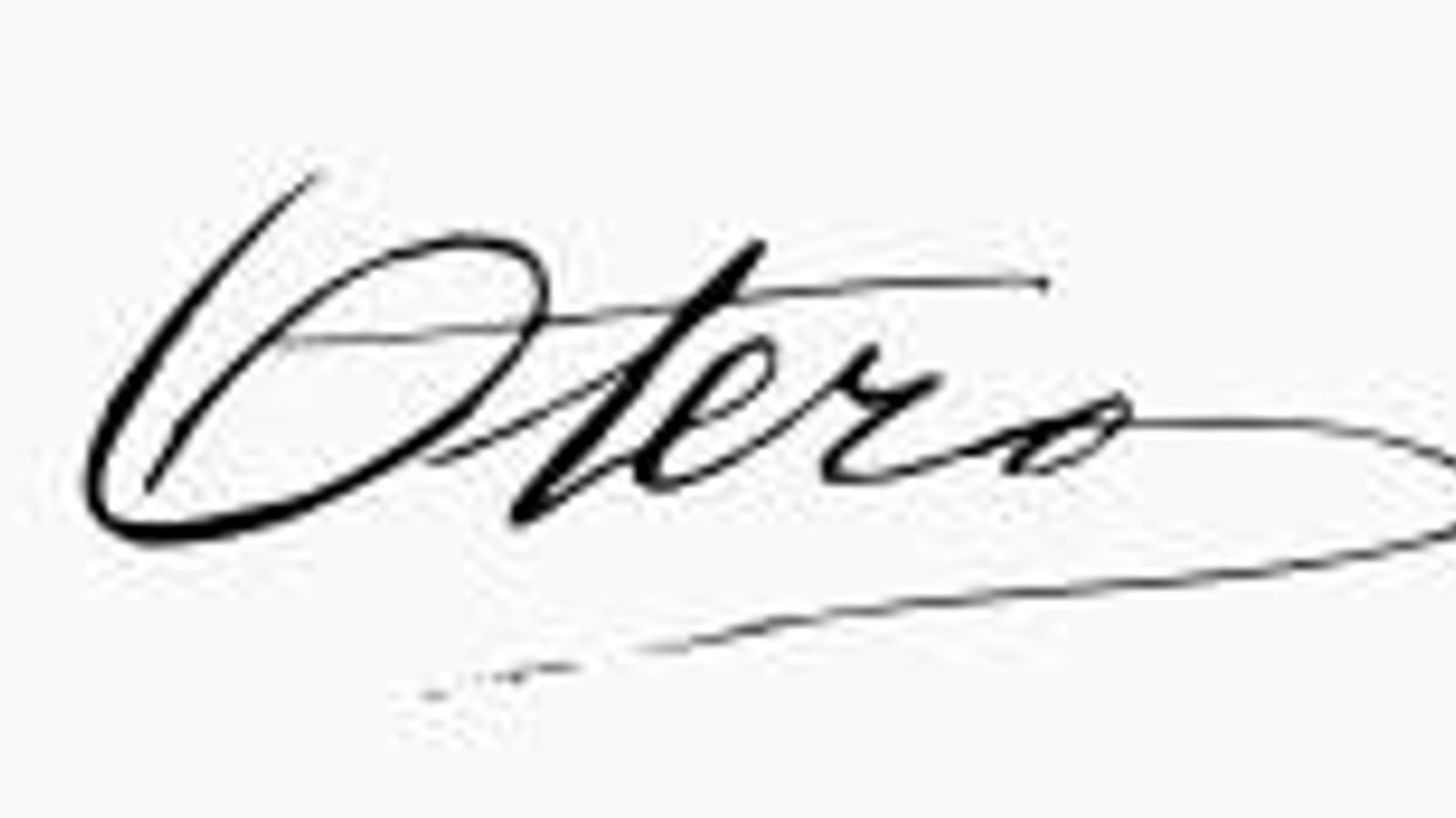 Firma de la Bella Otero.