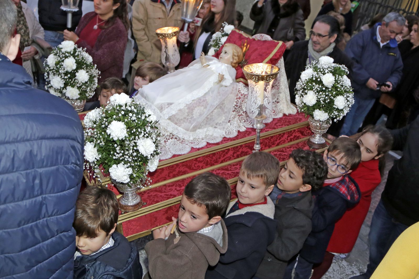 Procesión del Niño Jesús hacia el portal de Belén