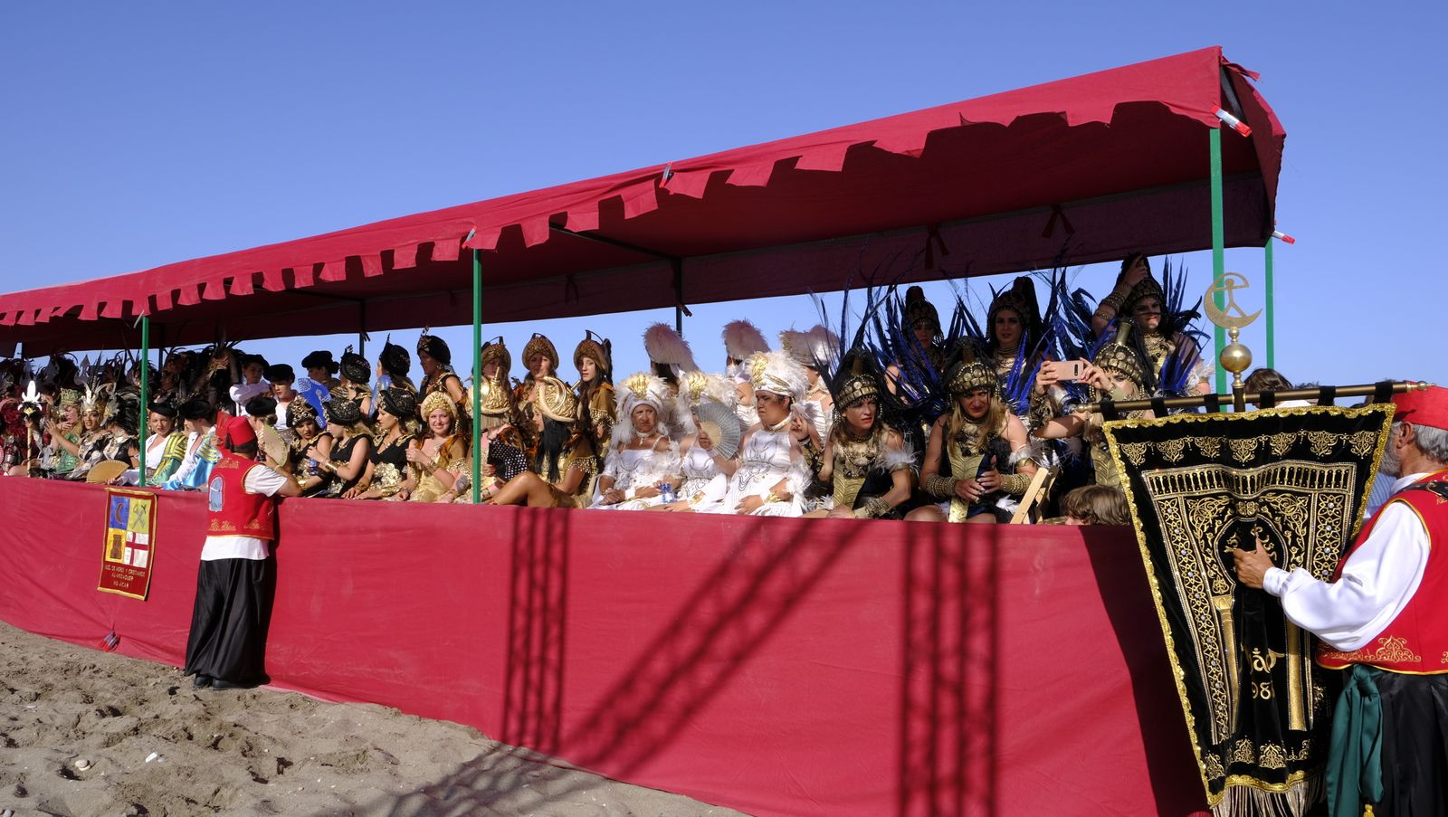 Imágenes del Torneo Medieval en la Playa del Lance. Moros y Cristianos de Mojácar