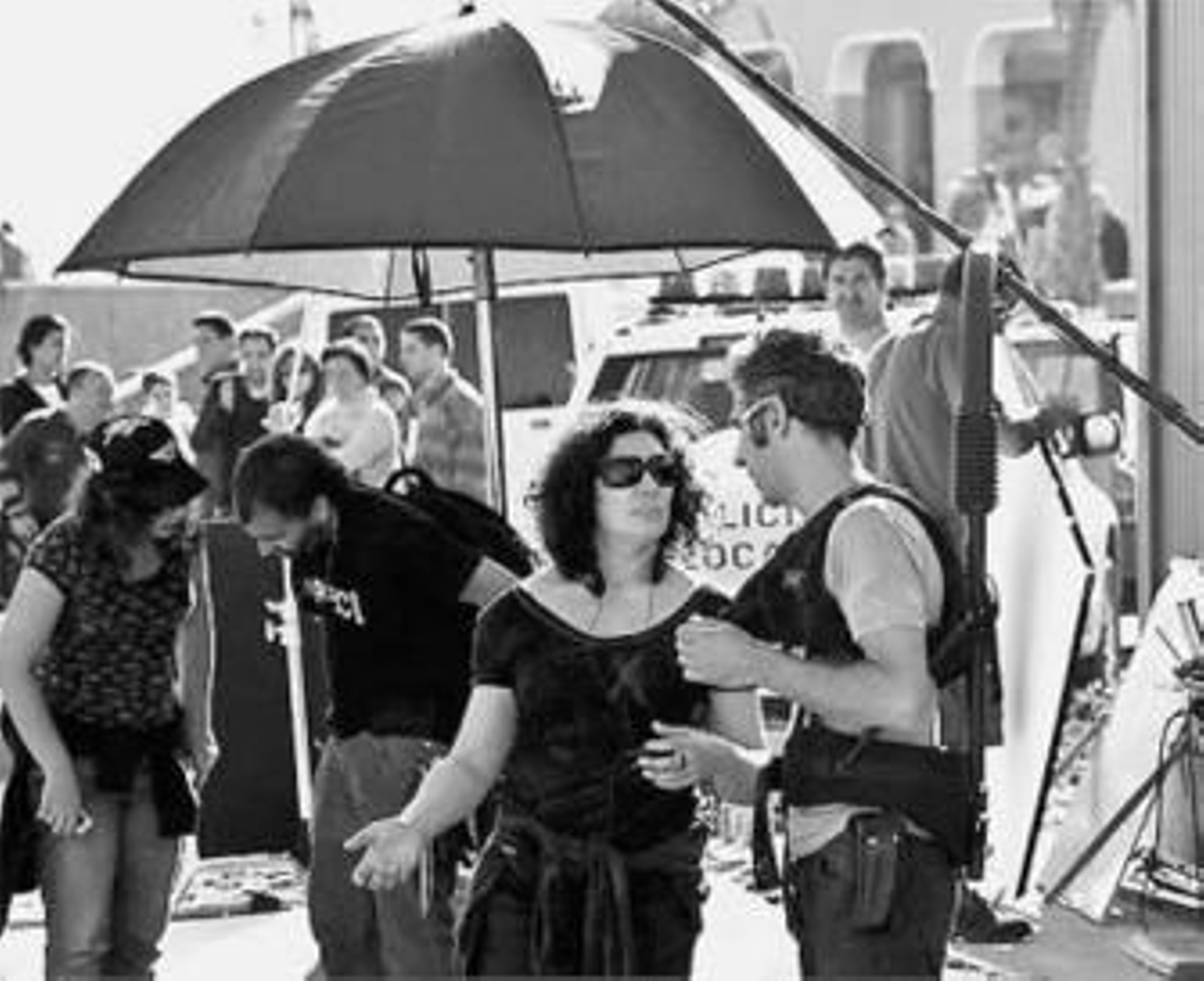 Chus Gutiérrez durante el rodaje de 'Retorno a Hansala'.