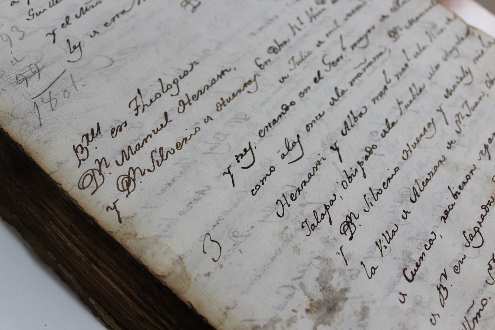 Uno de los ejemplares dañados.