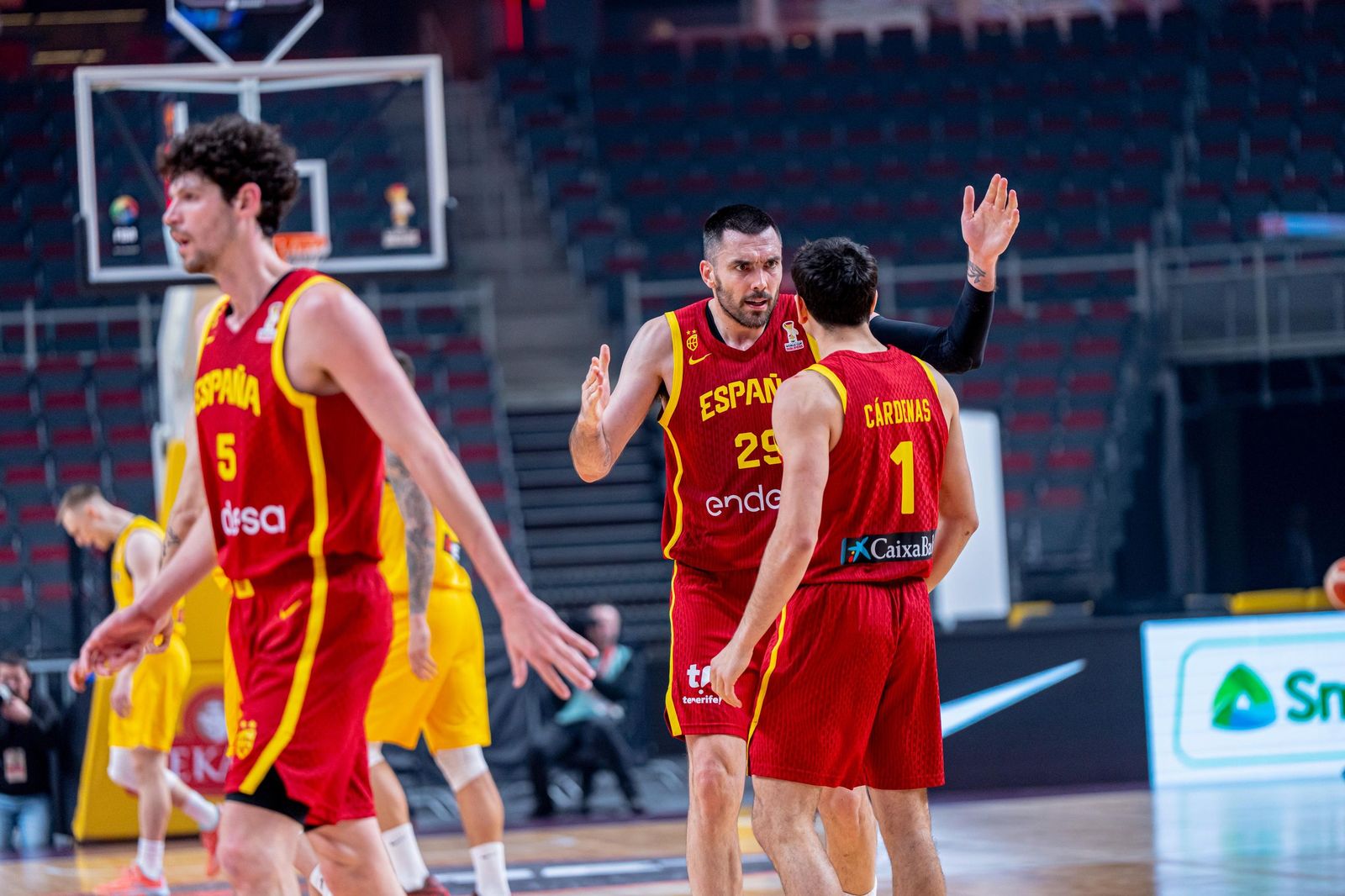 Las mejores fotos del Ucrania-España de baloncesto