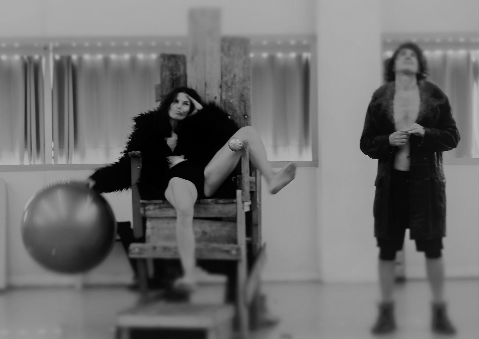 Paloma Díaz y Antonio Estrada, protagonistas de la pieza de La Permanente.