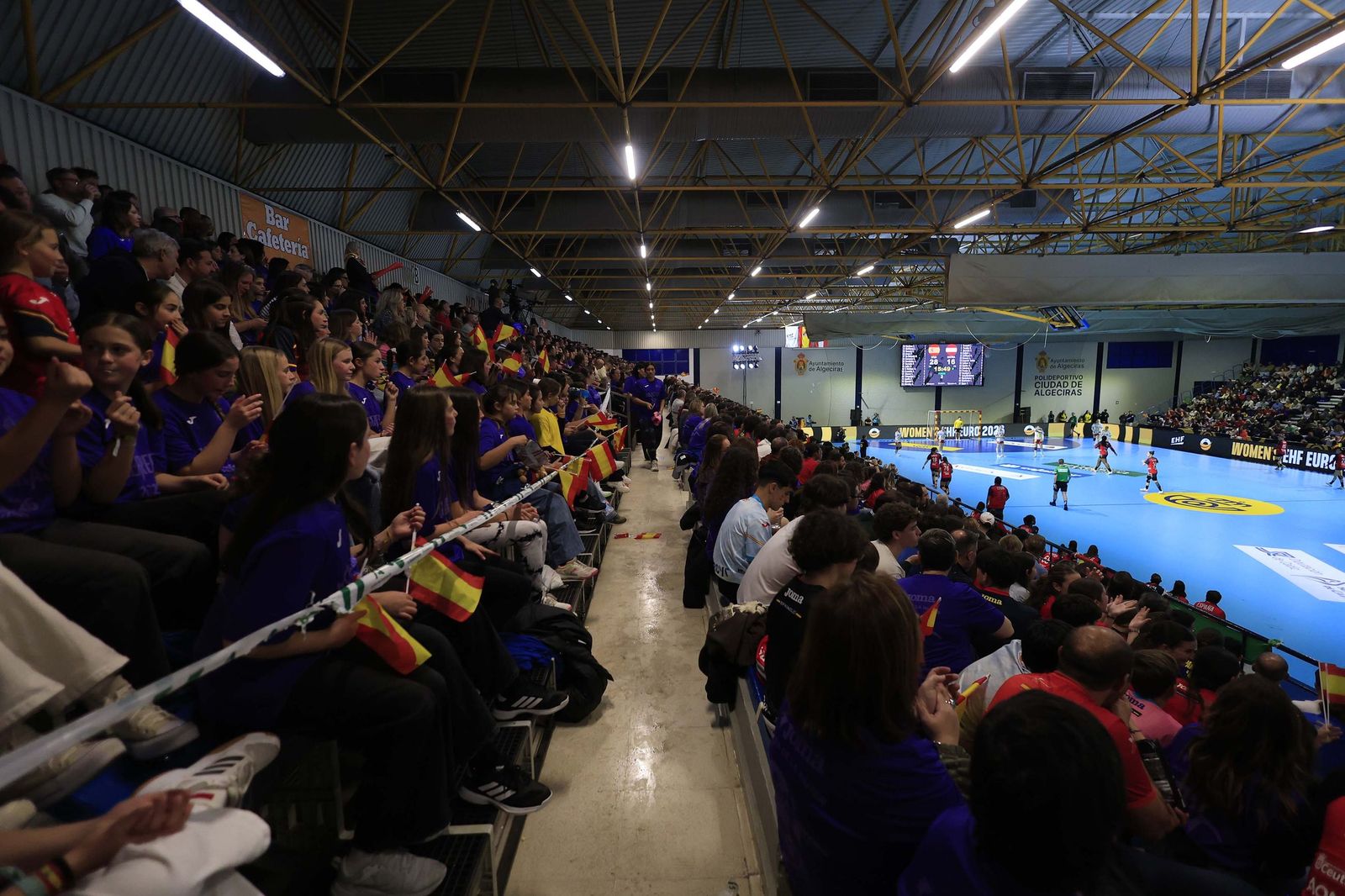 Las fotos del España-Austria del preeuropeo femenino de balonmano, en Algeciras