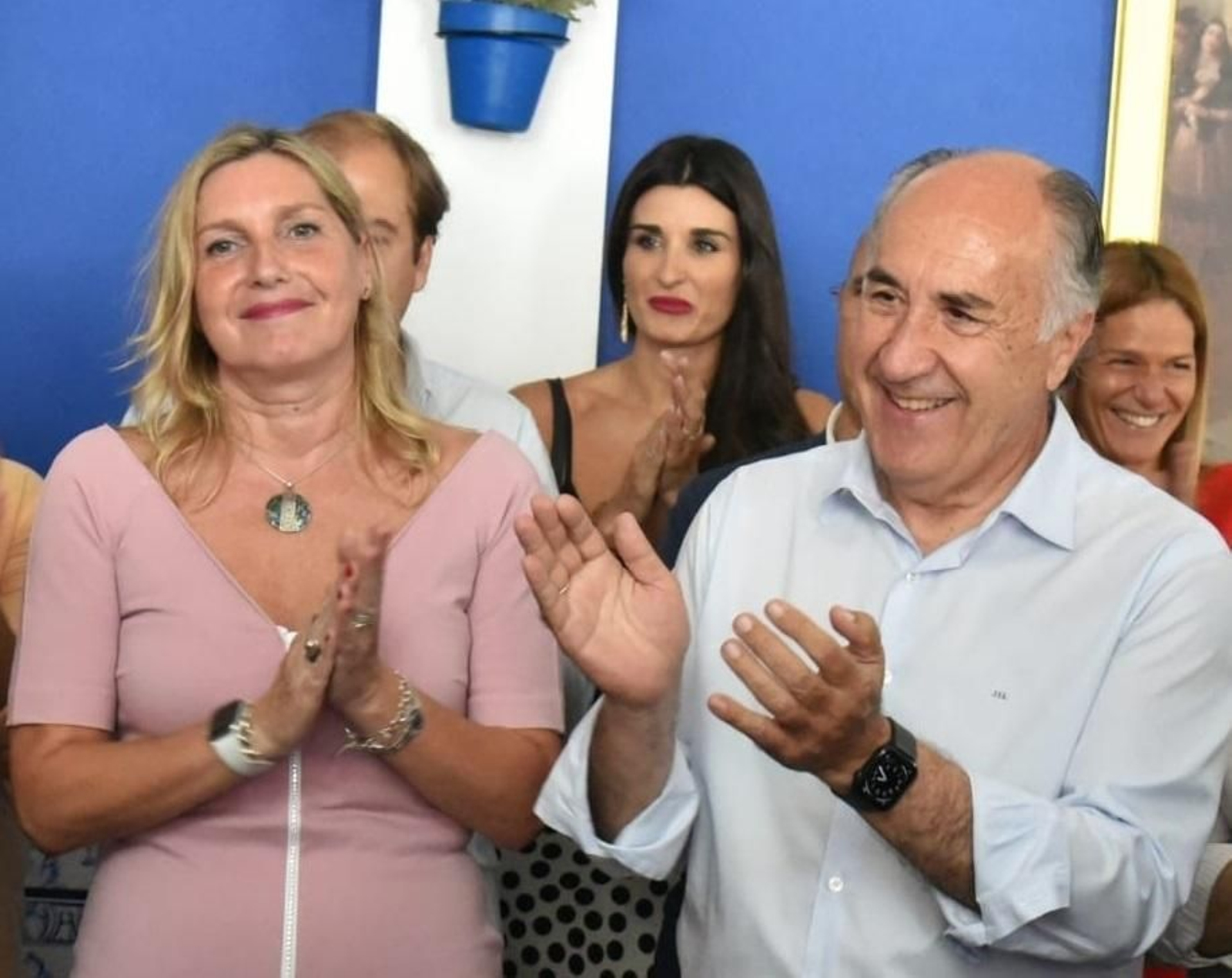 Susana Pérez Custodio José Ignacio Landaluce, en la pasada Feria de Algeciras.