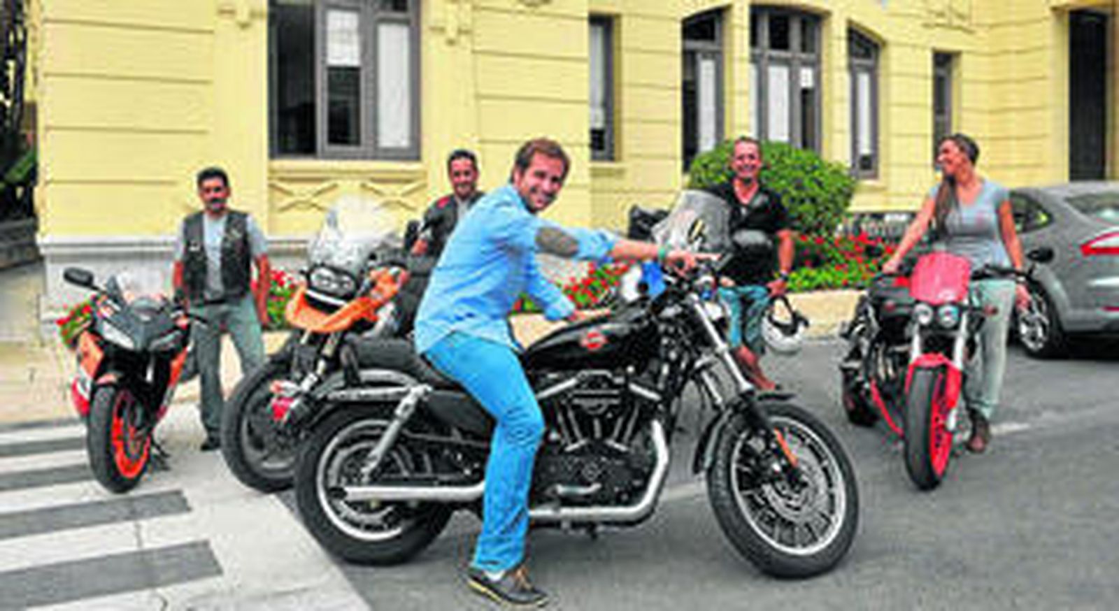 El concejal del Puerto de la Torre, Luis Verde, ayer, durante la presentación de la jornada.