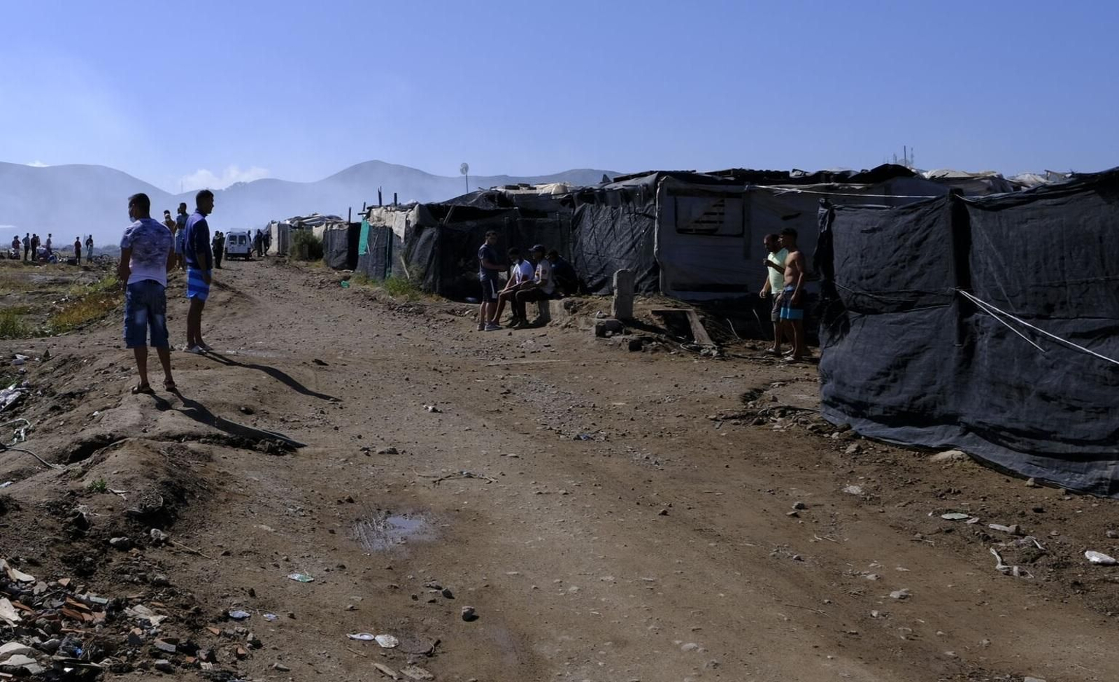 Asentamiento de inmigrantes en la barriada de Atochares