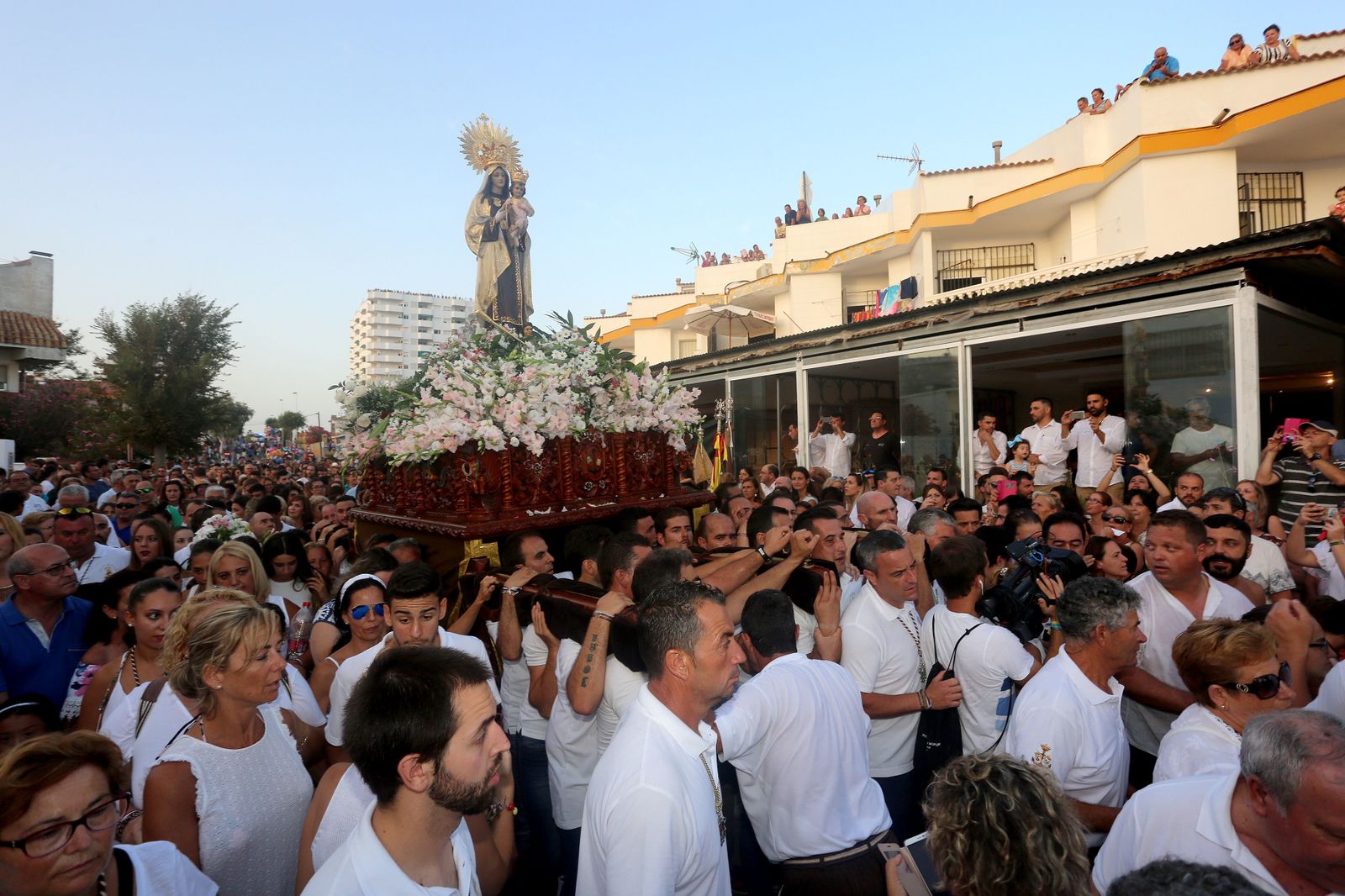 Procesión de la Virgen del Carmen en Punta Umbría