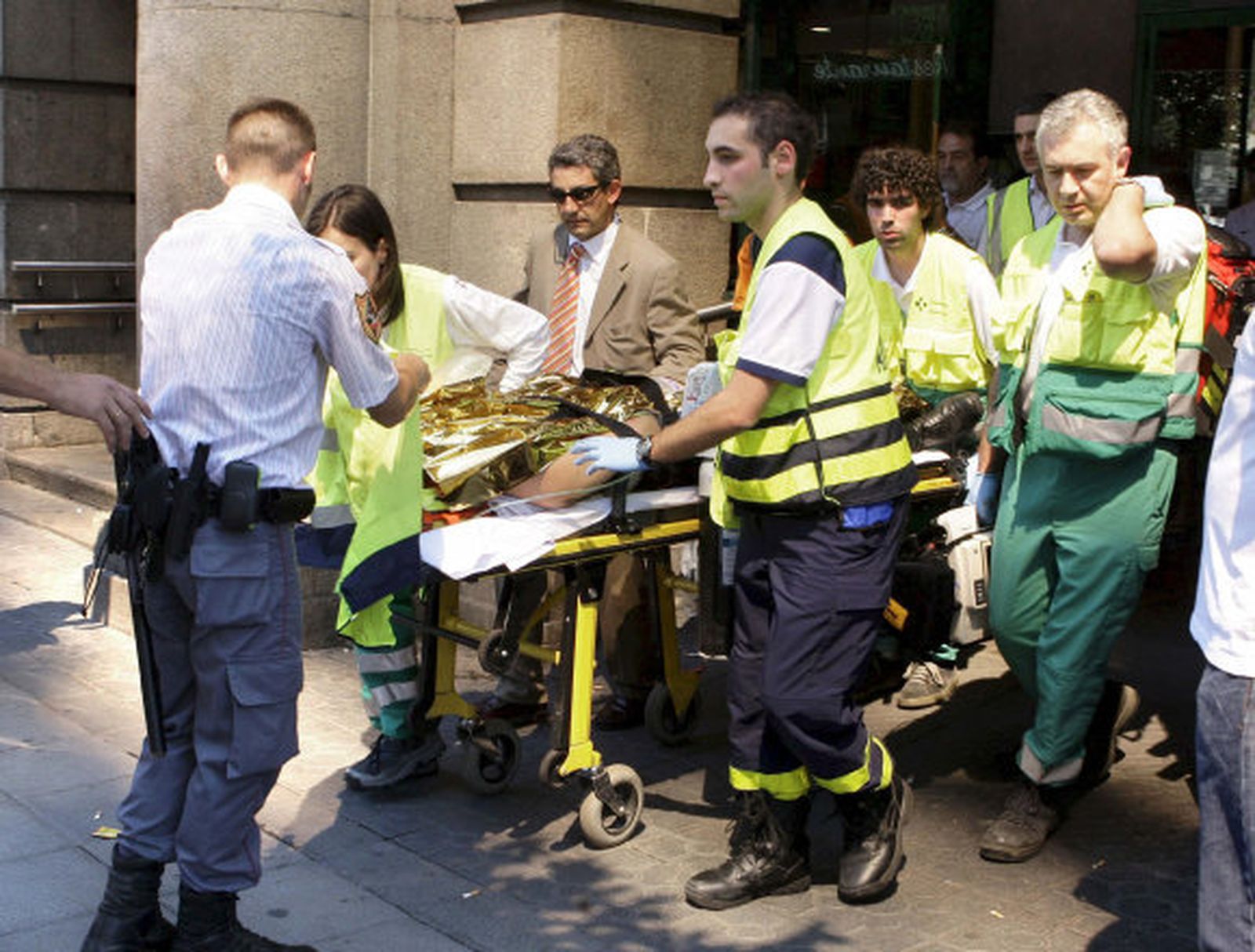Dos heridos por disparos en un tiroteo en Bilbao
