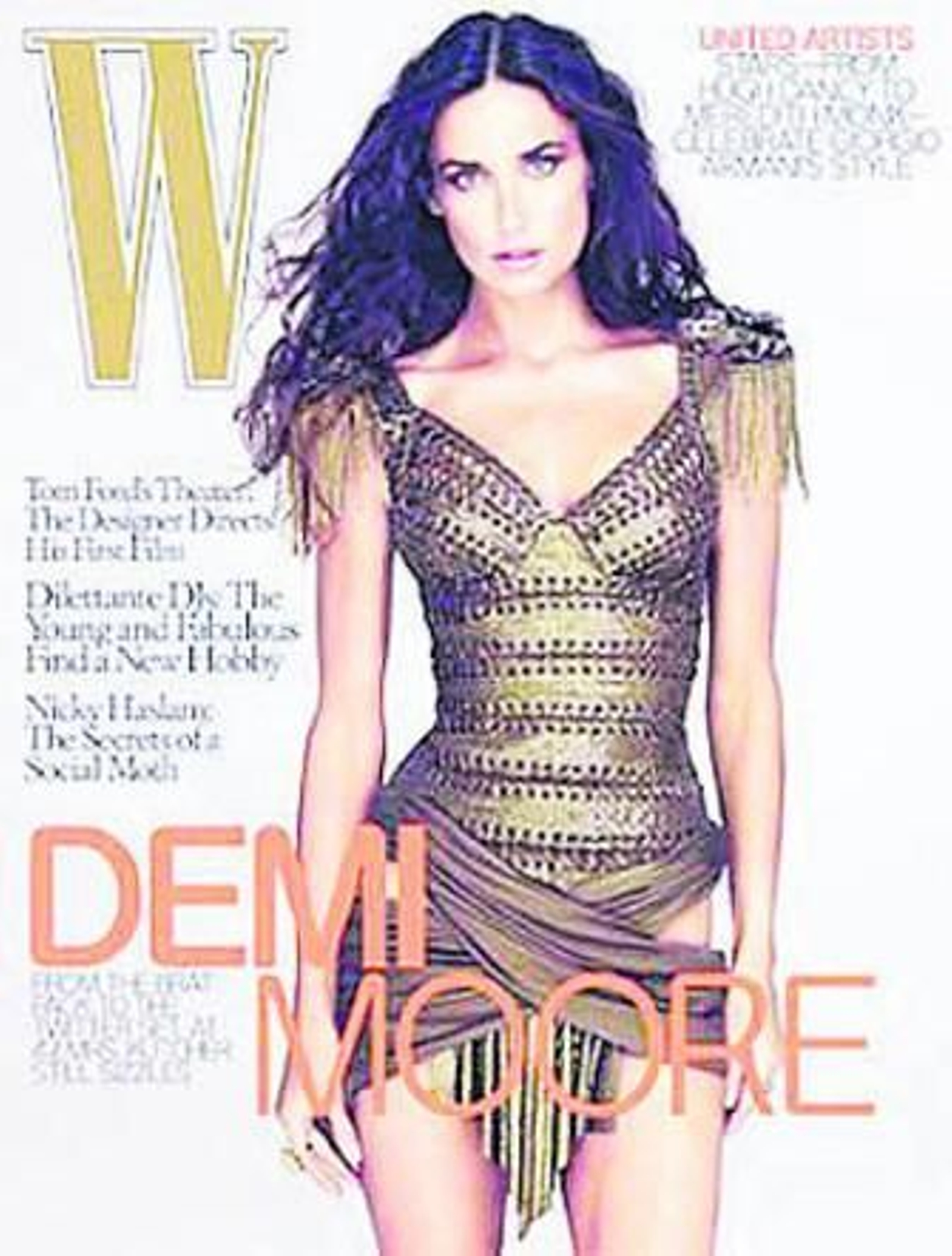 Demi Moore recurre al photoshop en 'W'