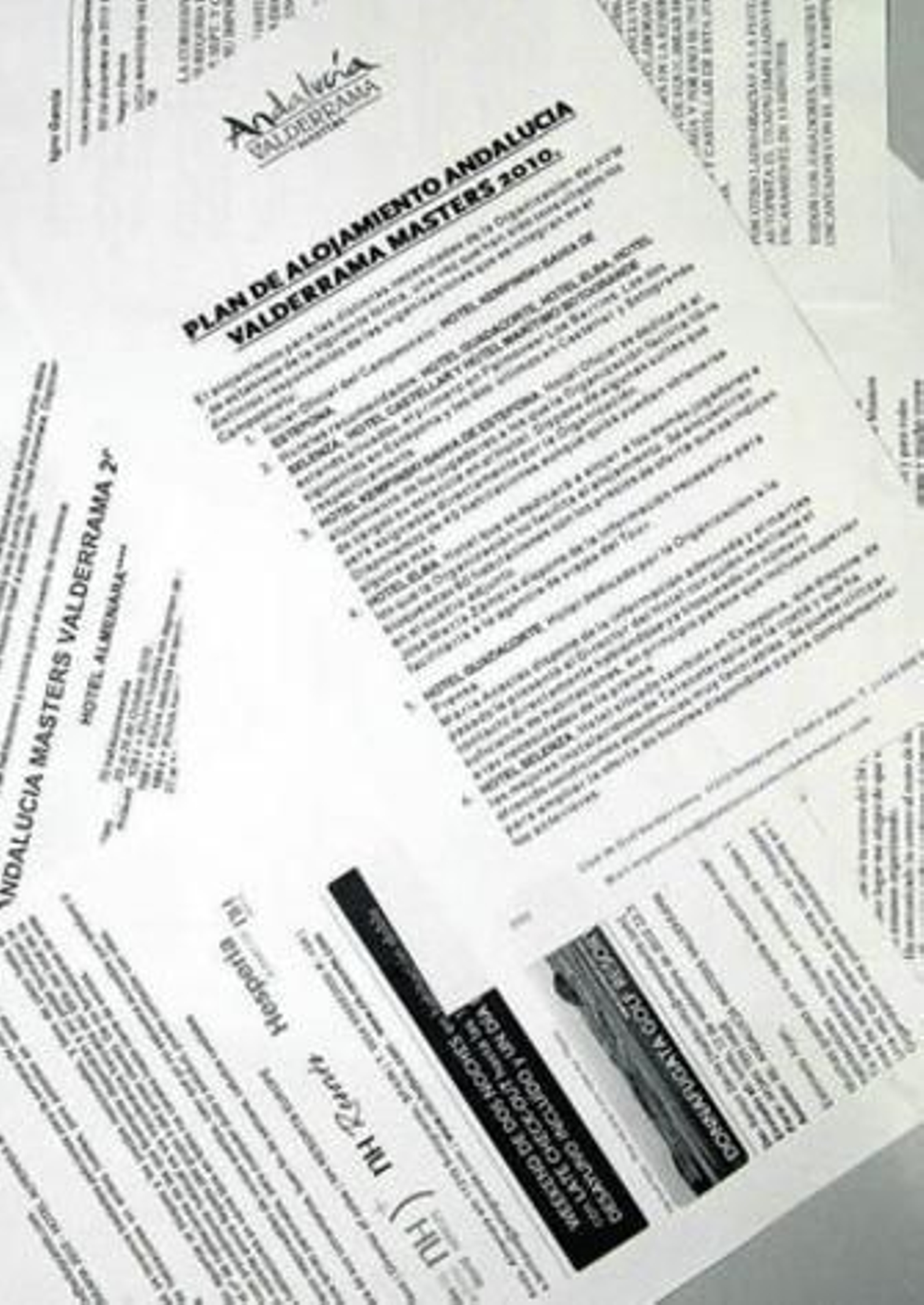 La documentación aportada por Ramón Dávila, en la redacción de 'Europa Sur'.