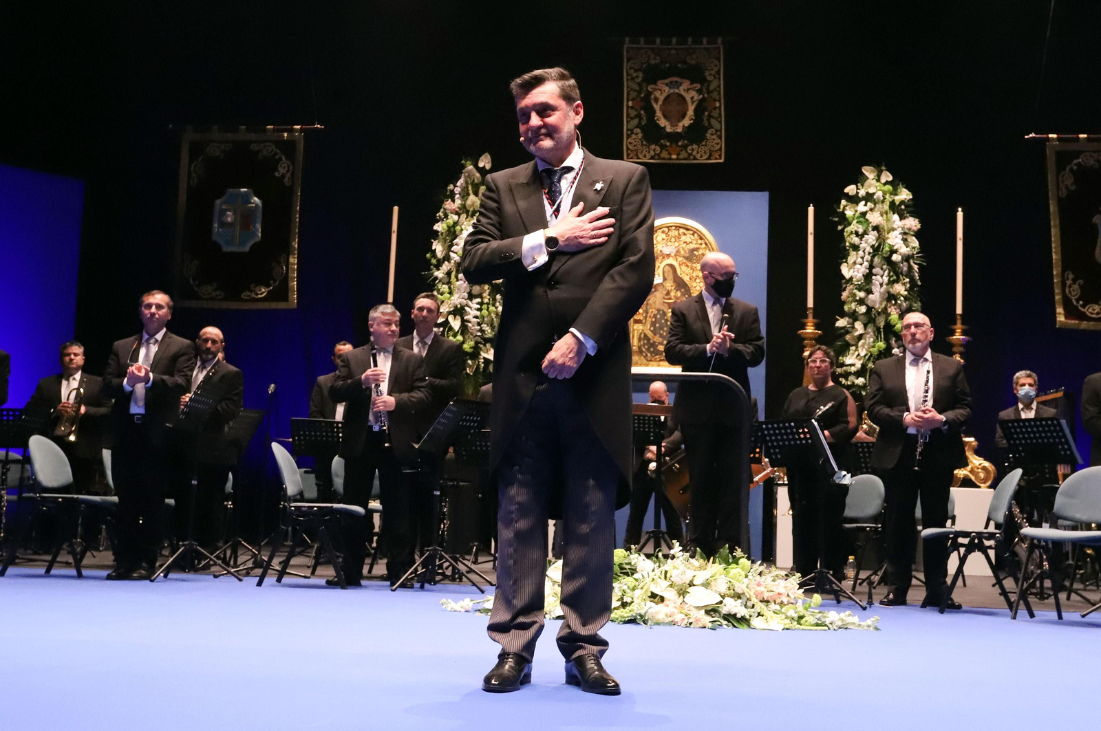 Imágenes del Pregón de la Semana Santa de Huelva 2021 de Eduardo Sugrañes