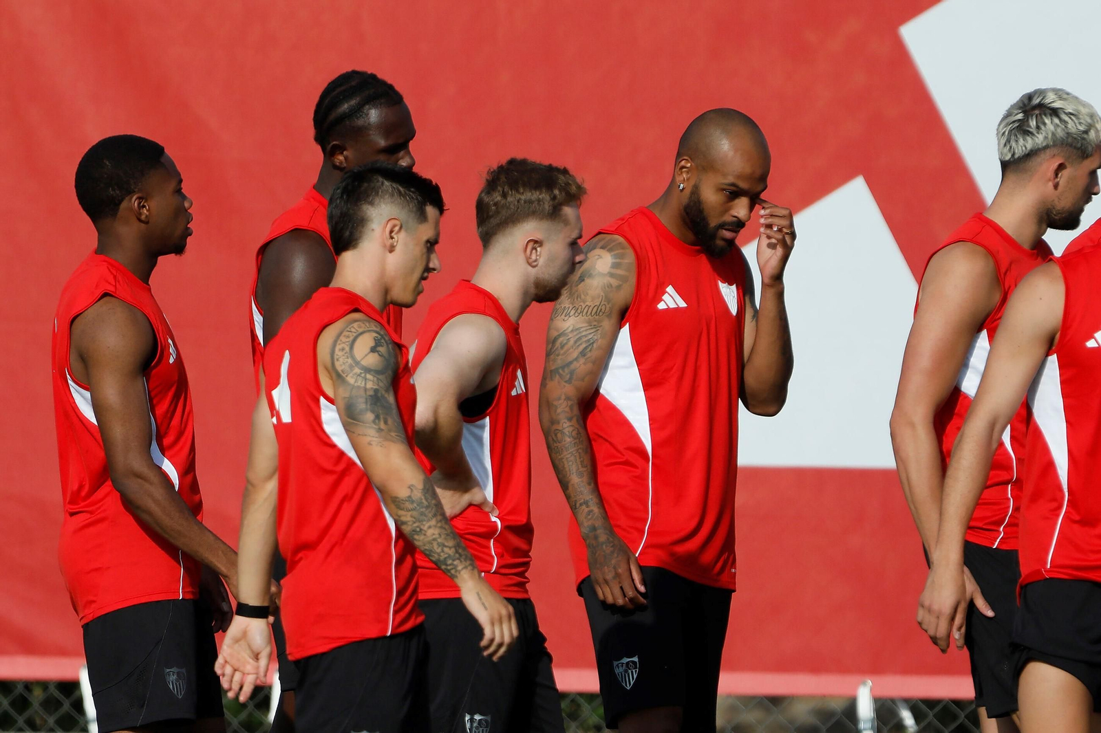 Las fotos del primer entrenamiento del Sevilla FC de la temporada 2025/2026