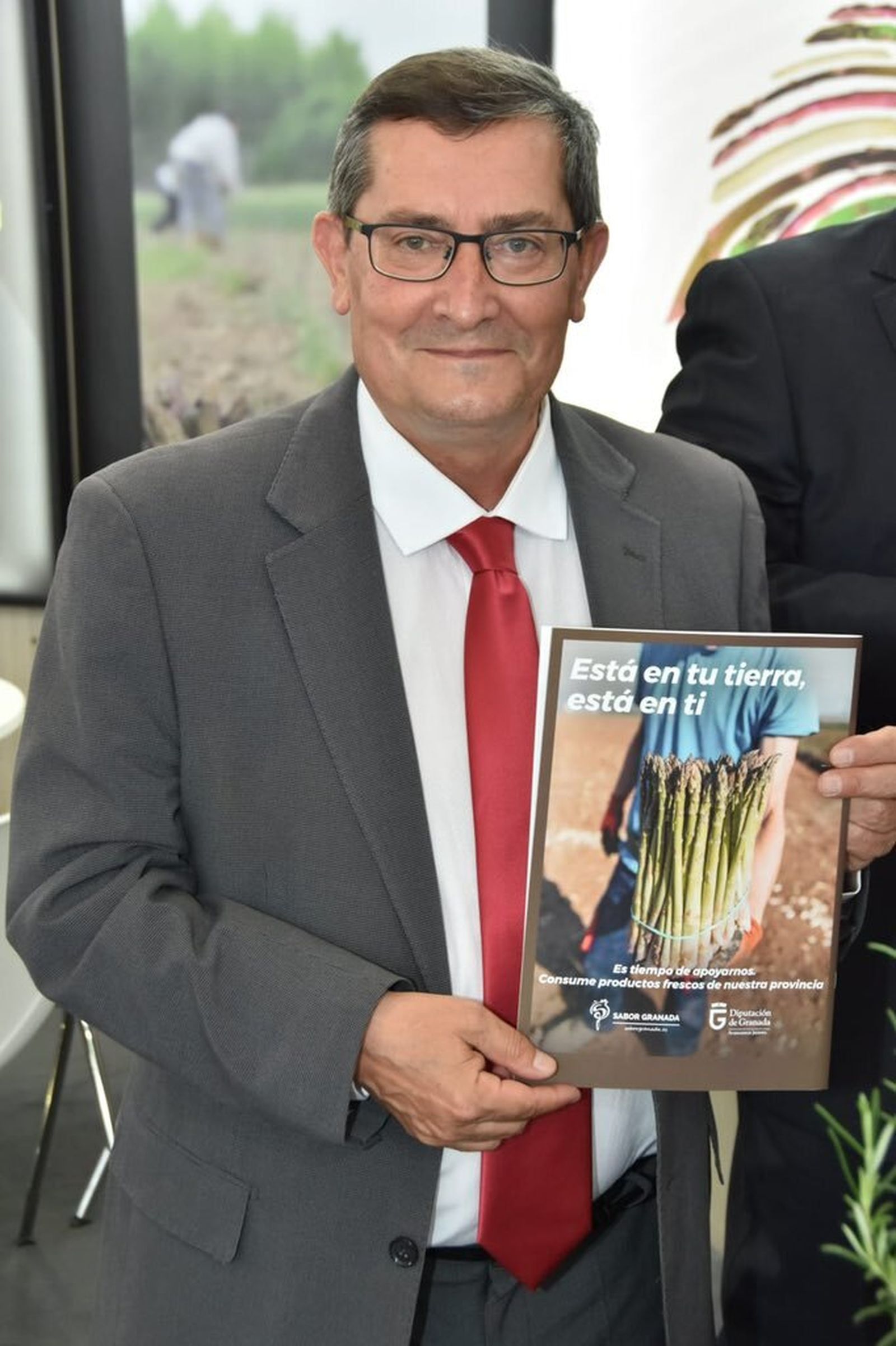 El presidente de la Diputción, José Entrena, en Fruit Logistica.