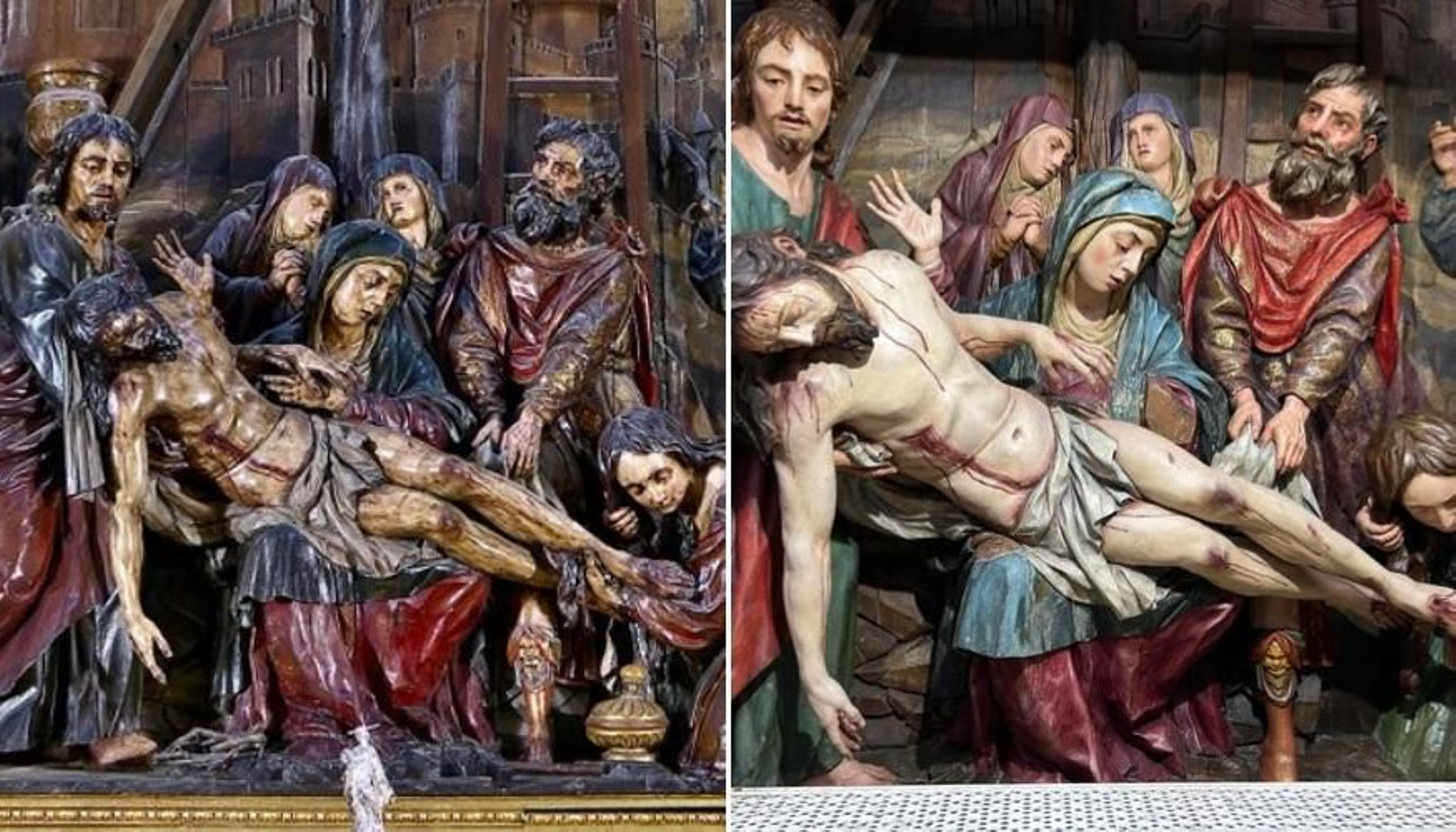 Comparativa del antes y después de la obra