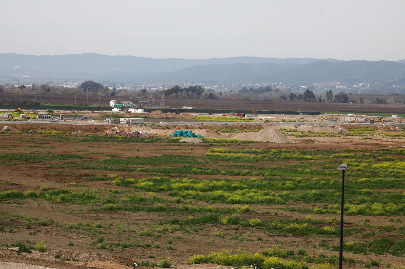 El avance de las obras de la Base Logística del Ejército de Tierra, en imágenes