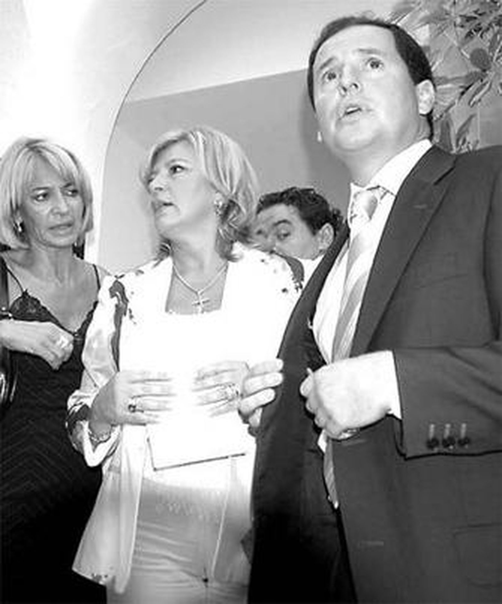 Fernández, junto a Yagüe y García Marcos en 2006.
