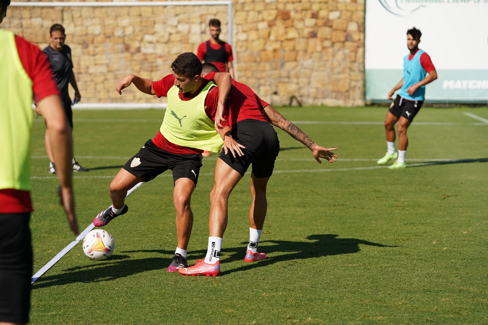 Entrenamiento del Almería, jueves 5