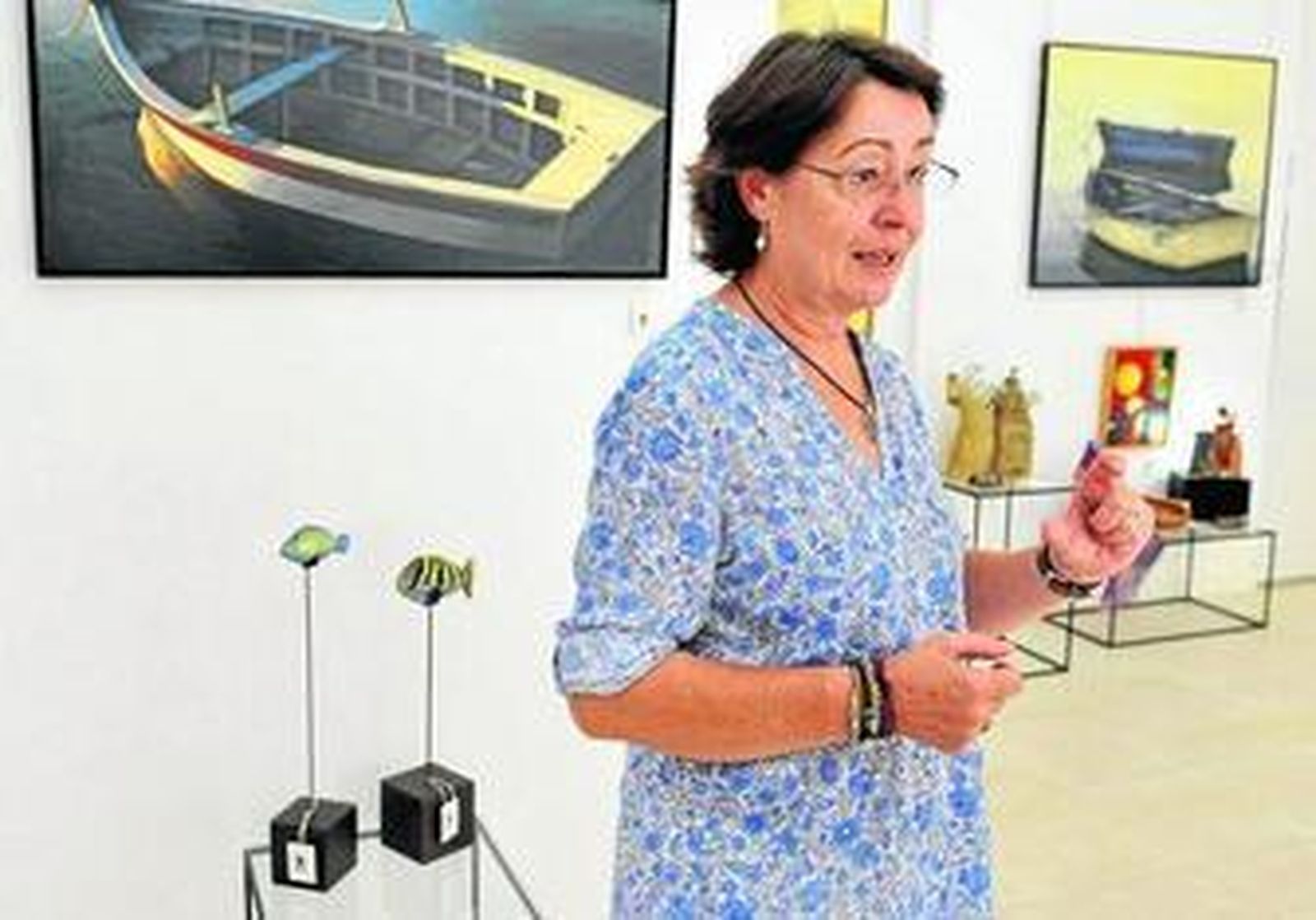 Fátima Marcelo, en su establecimiento de la calle Rodrigo de Triana.