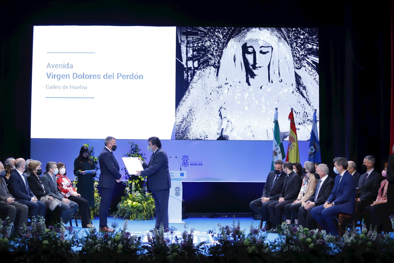 La Virgen de los Dolores de El Perdón pone nombre a una avenida de Huelva