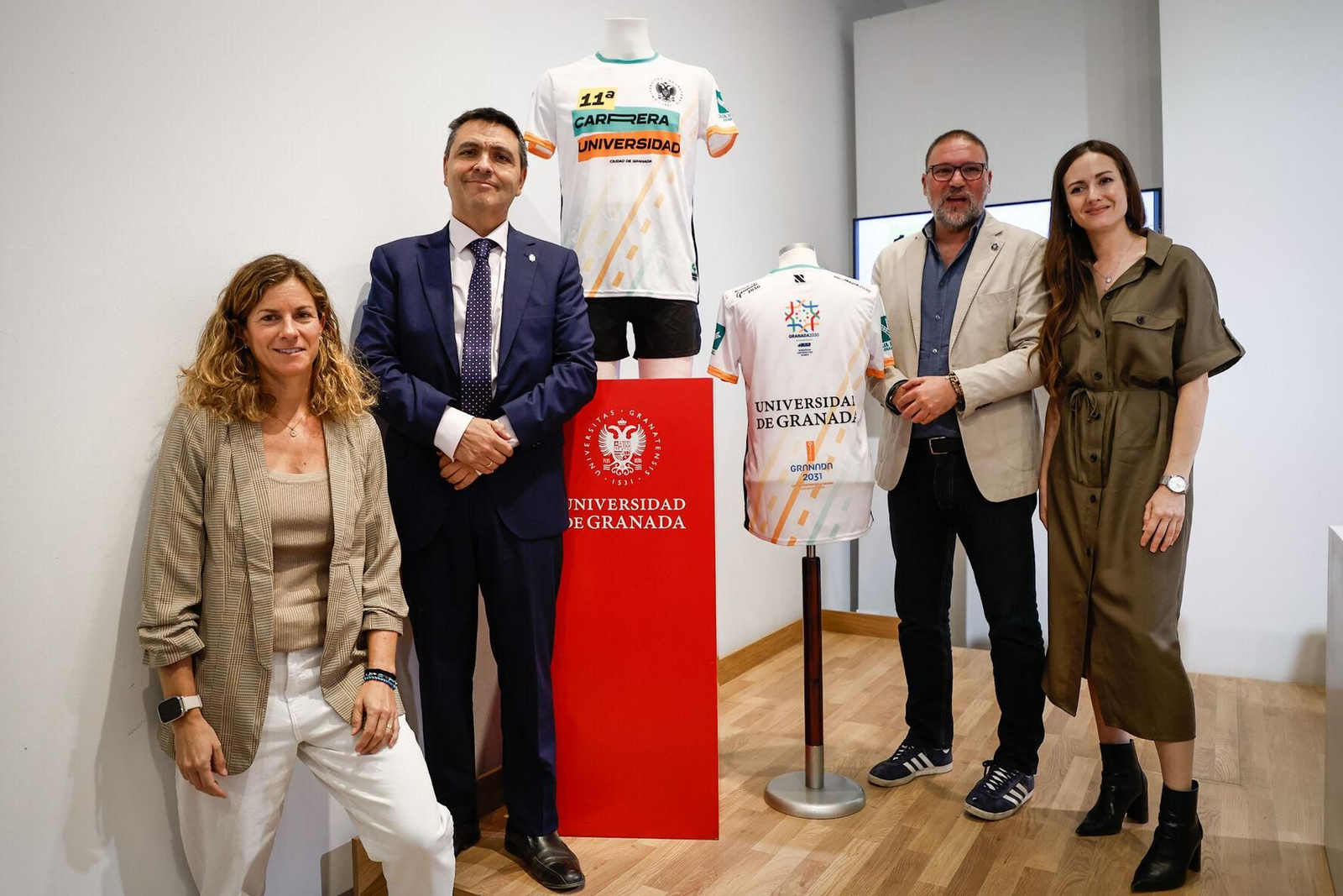 Momento de la presentación de la prueba.