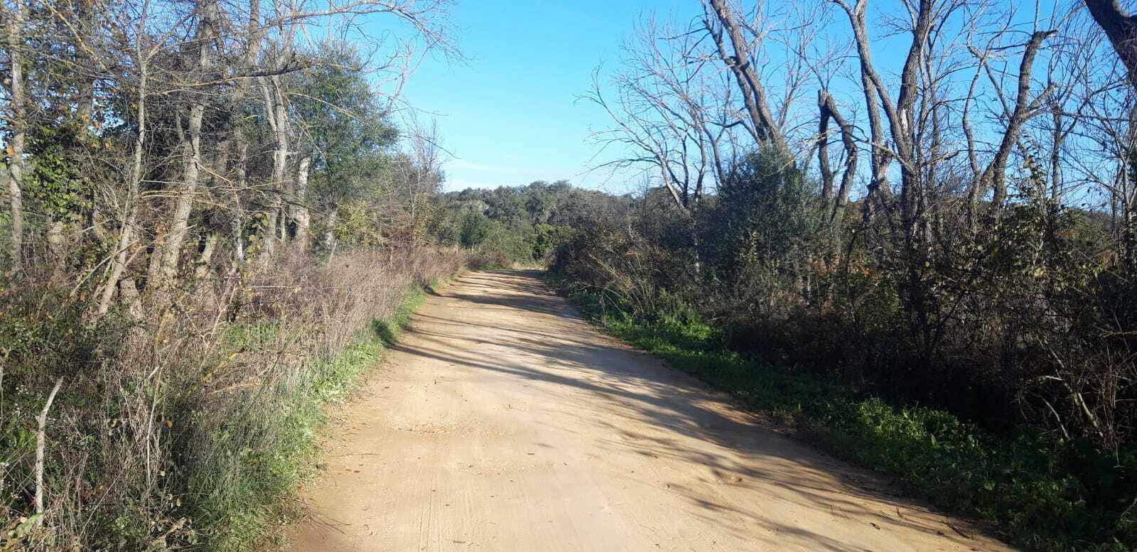 Los primeros tramos van entre fincas y cortijos