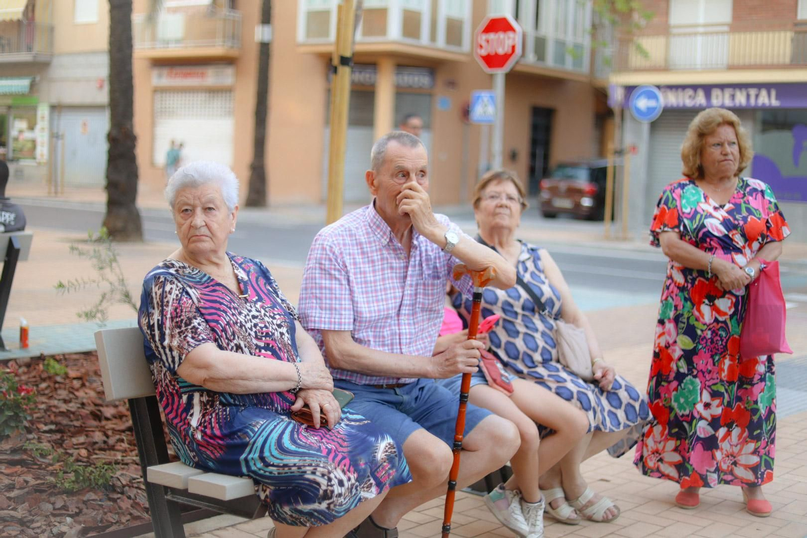Imágenes de la inauguración de la remodelación de la zona de la antigua Fábrica de Harina en el Barrio de Las Colonias