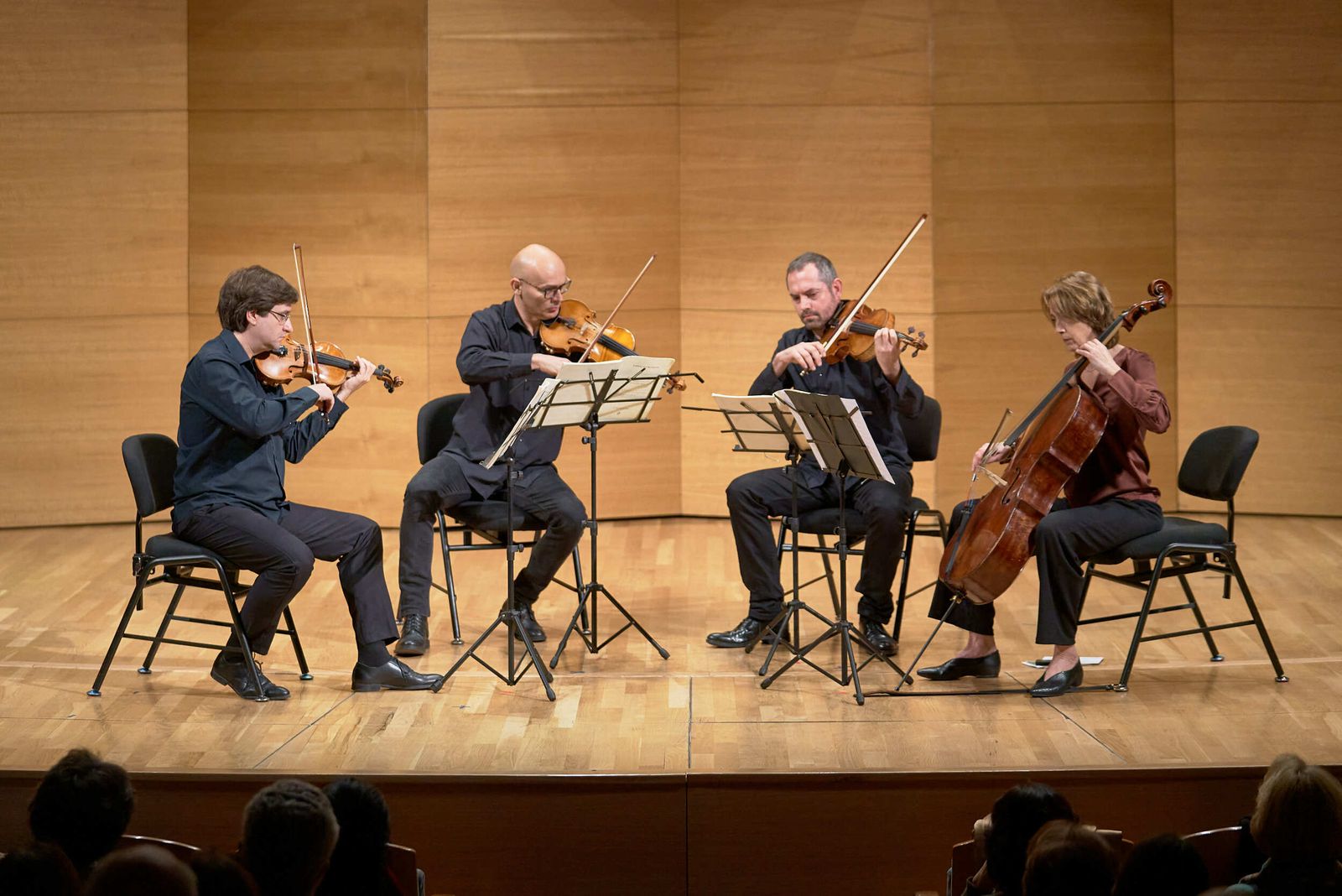 El Cuarteto Glass en el Espacio Turina.