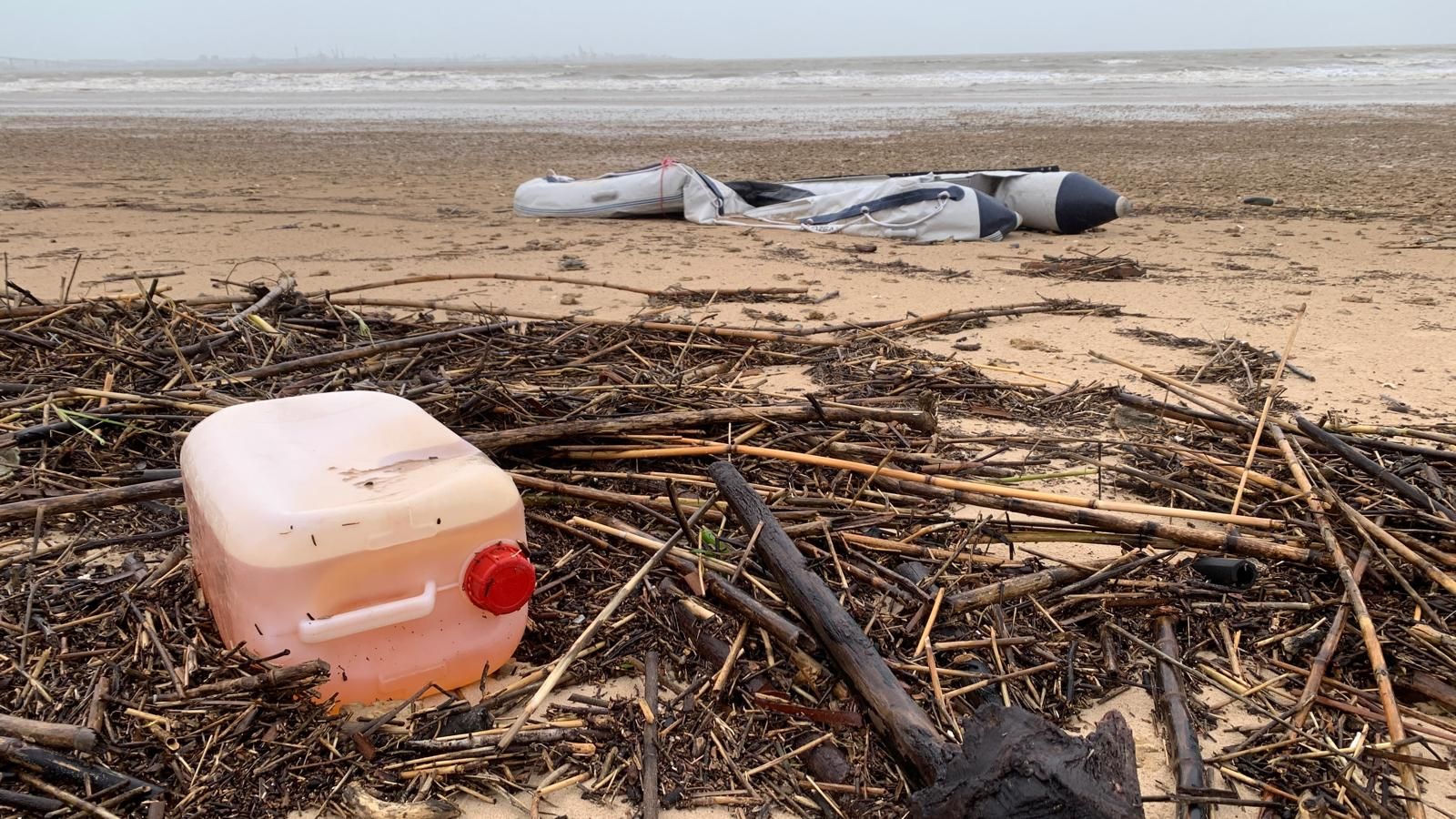 Las playas del término municipal han resultado muy afectadas.