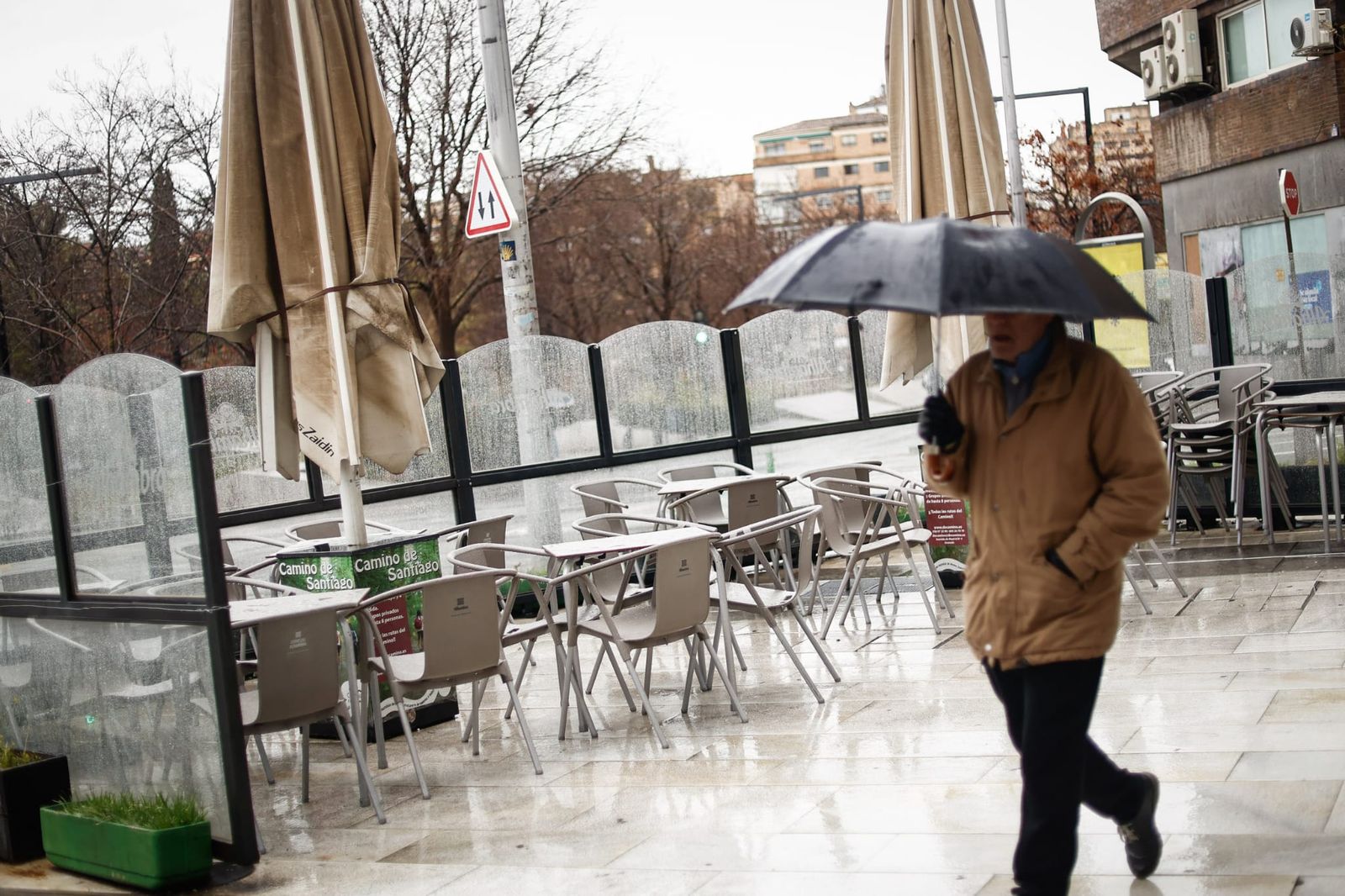Kristin 'vacía' Granada: las imágenes del paso de la borrasca por la ciudad