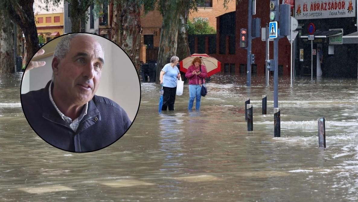 Sevilla se inunda porque los colectores son insuficientes y por falta de limpieza de las alcantarillas