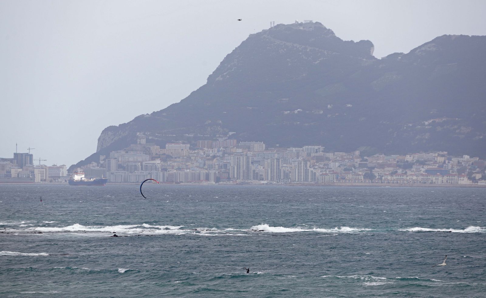 Temporal en la Bahía de Algeciras